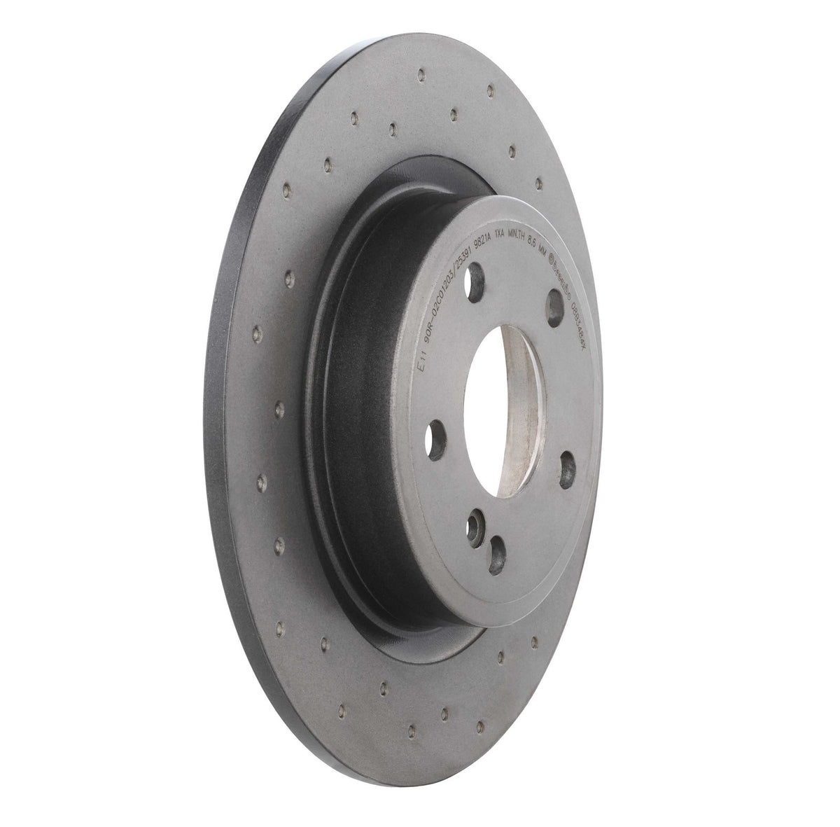 XTRA Drilled Rear Disc Brake Rotor - 08.B348.4X_28