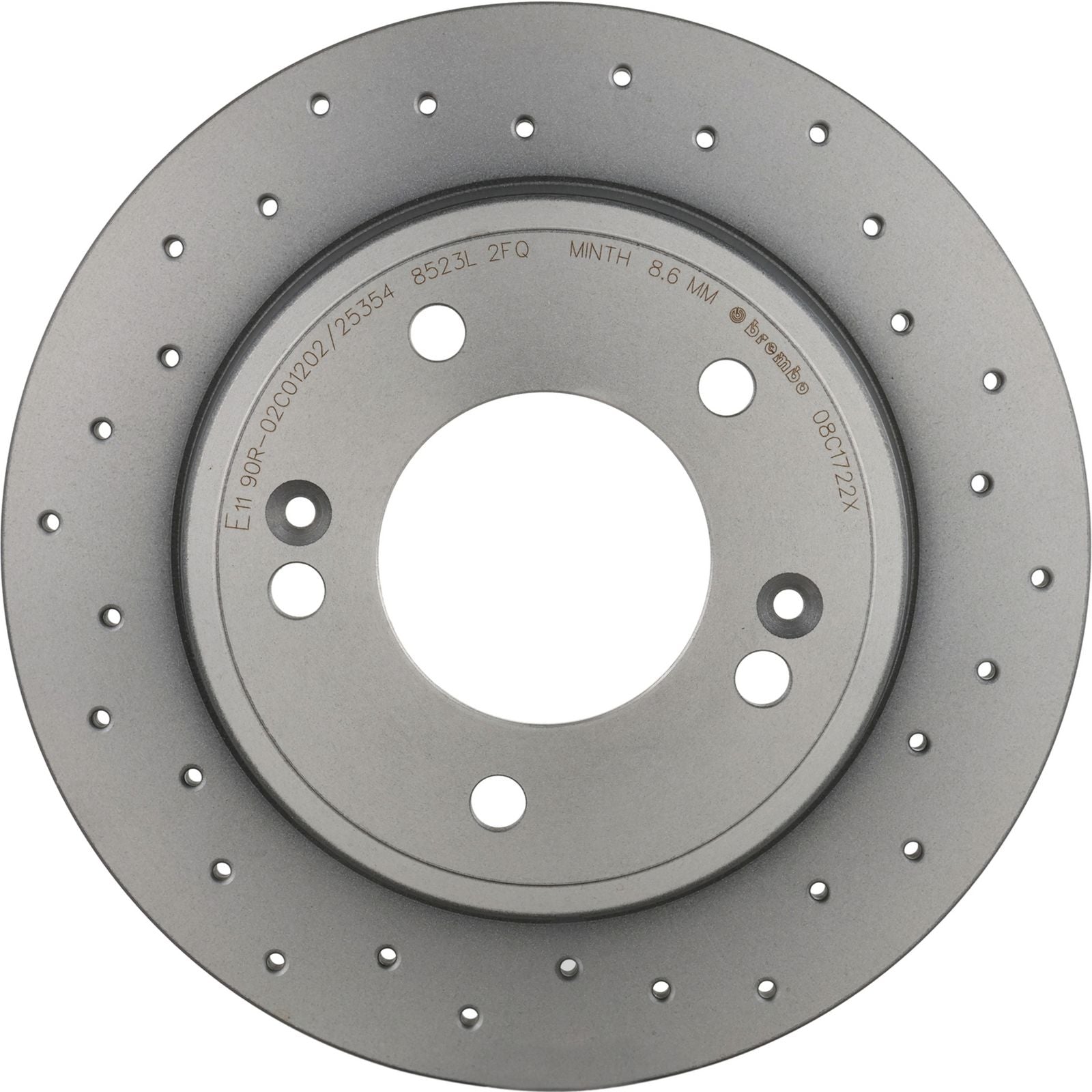 XTRA Drilled Rear Disc Brake Rotor - 08.C172.2X_04