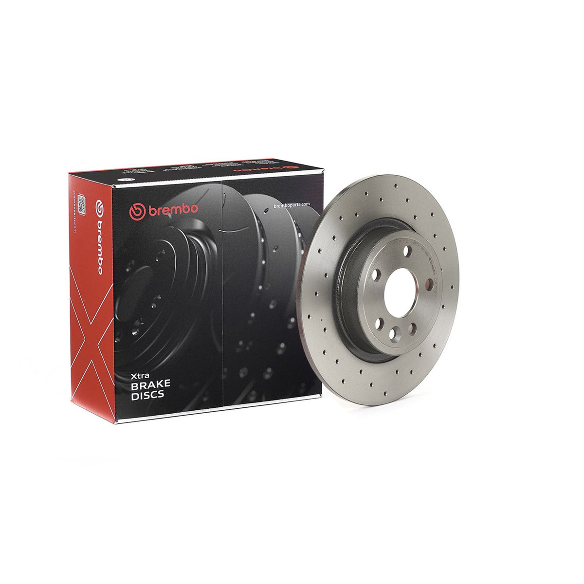 XTRA Drilled Rear Disc Brake Rotor - 08.C208.1X_02