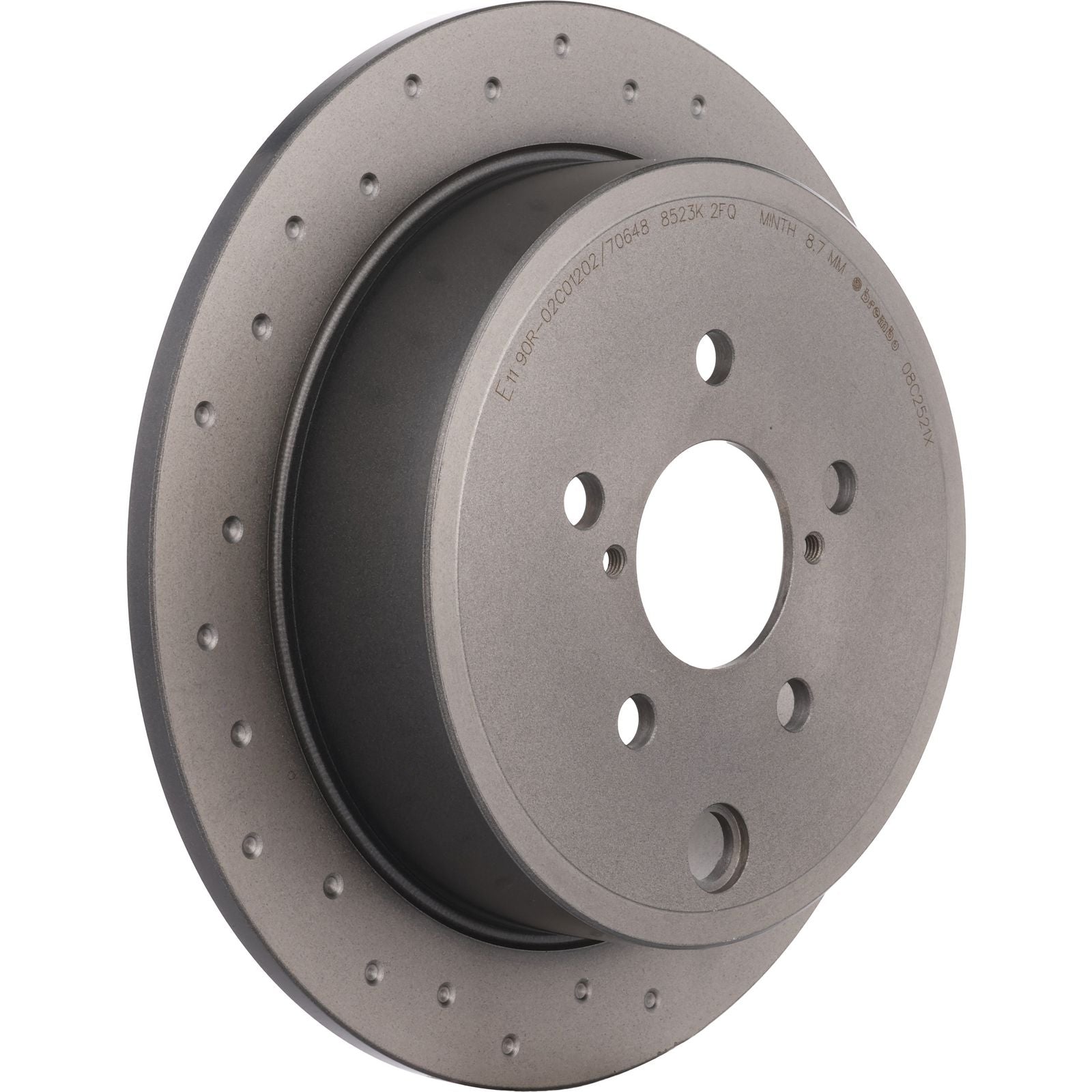 XTRA Drilled Rear Disc Brake Rotor - 08.C252.1X_03