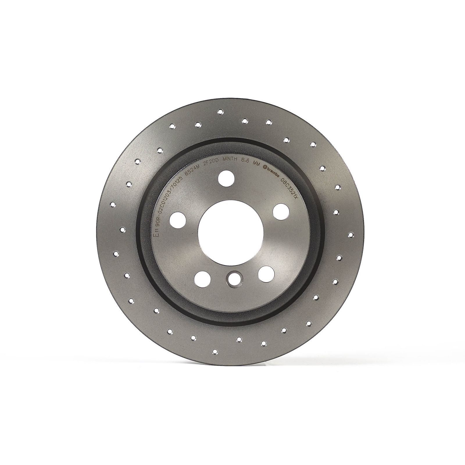 XTRA Drilled Rear Disc Brake Rotor - 08.C352.1X_01
