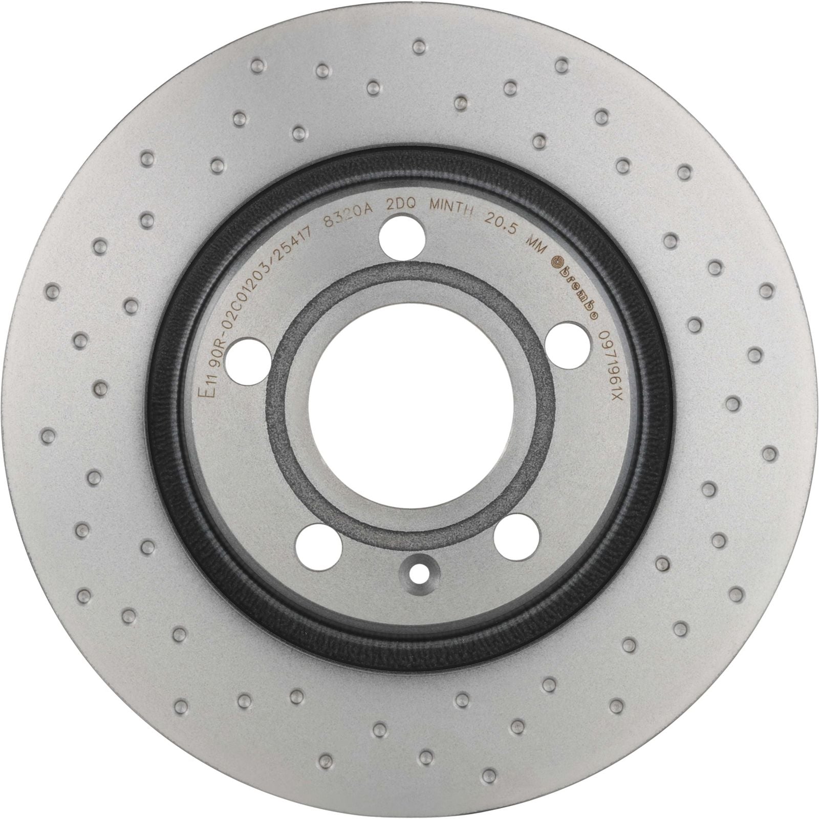 XTRA Drilled Rear Disc Brake Rotor - 09.7196.1X_03