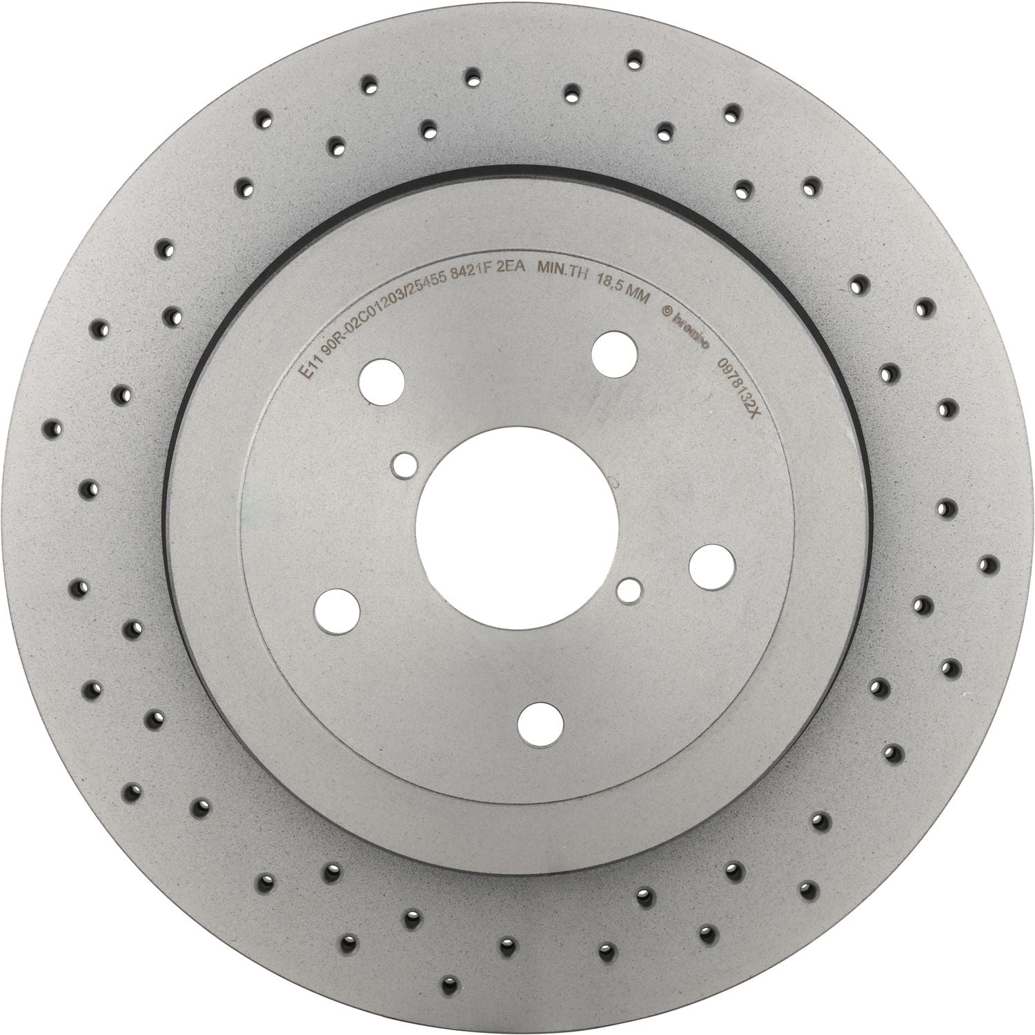 XTRA Drilled Rear Disc Brake Rotor - 09.7813.2X_02