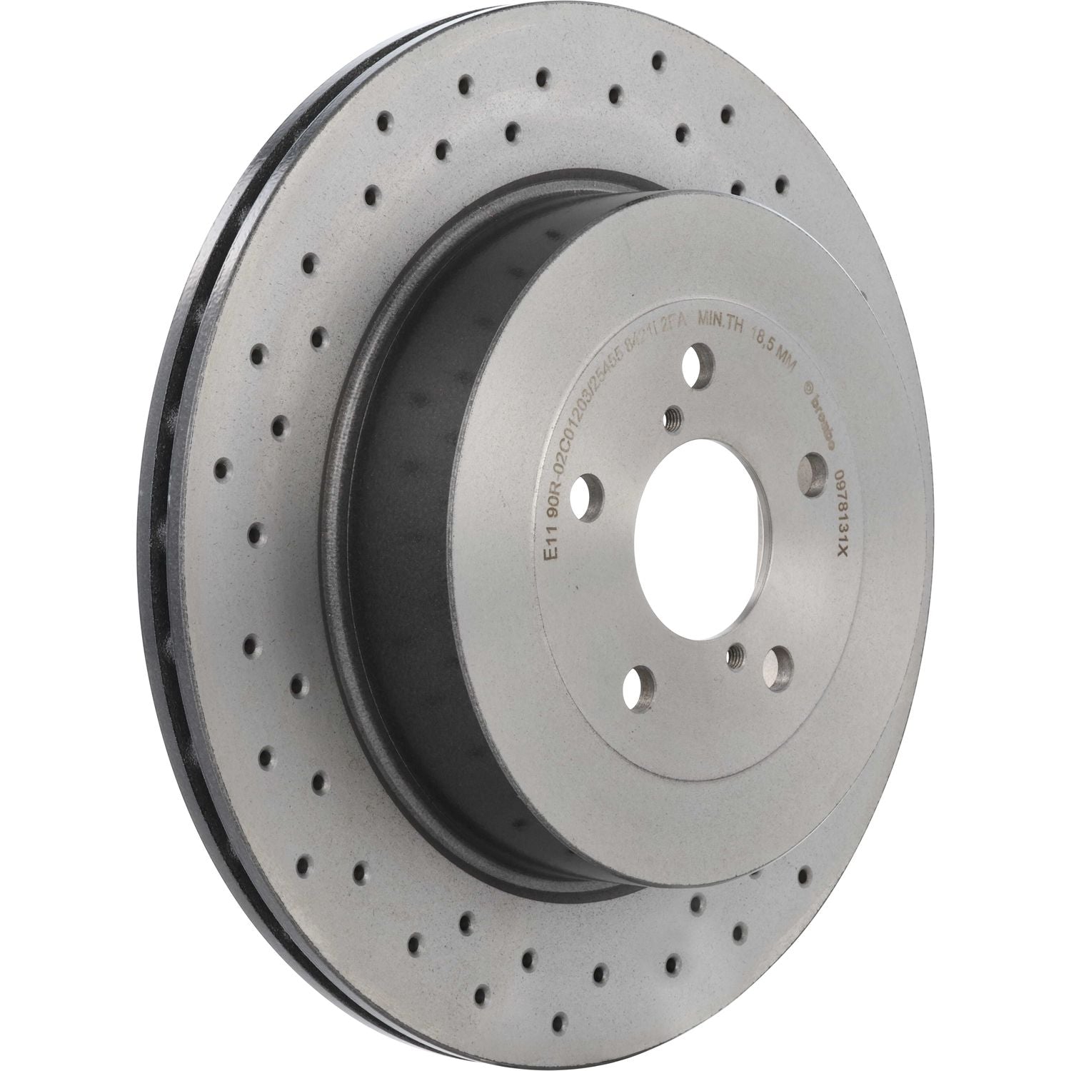 XTRA Drilled Rear Disc Brake Rotor - 09.7813.1X_01