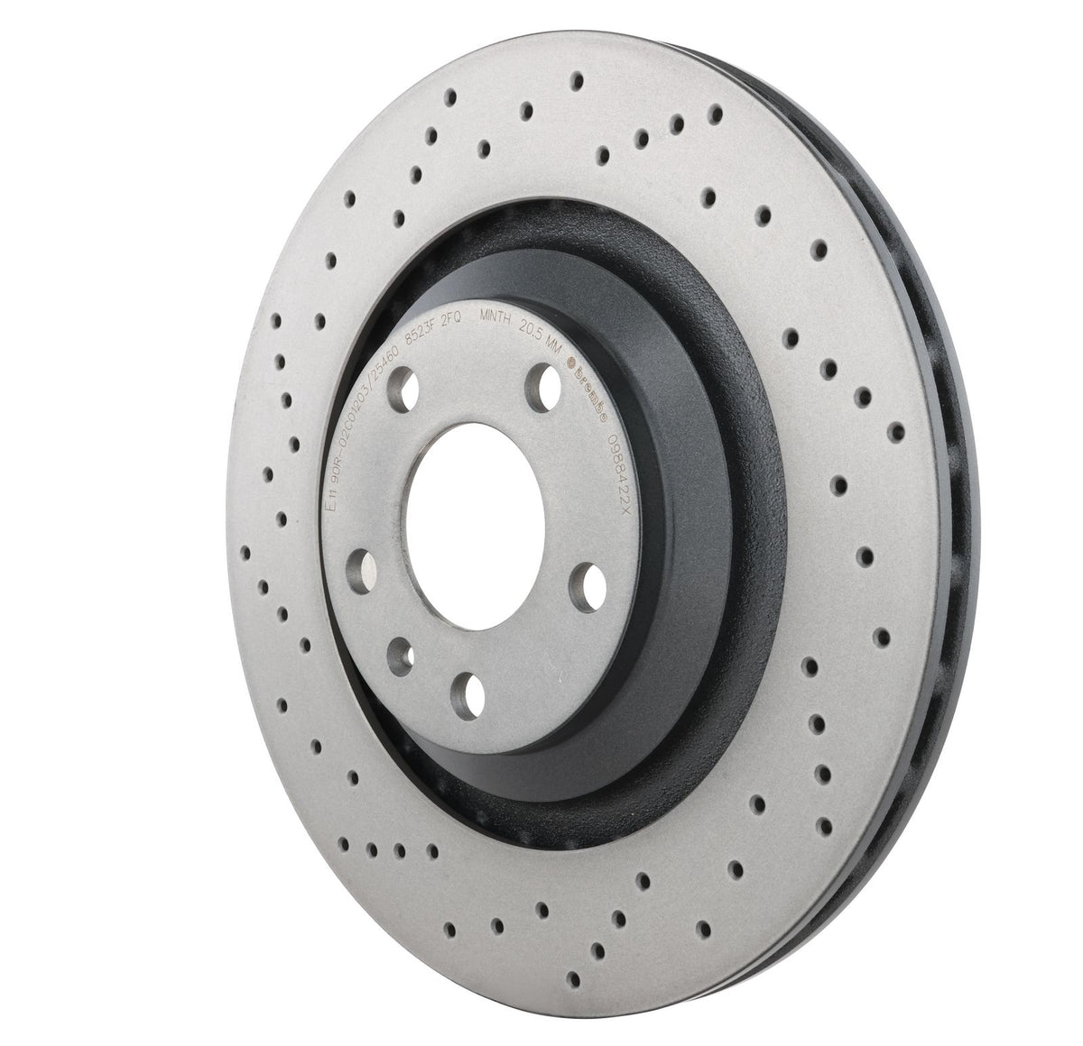 XTRA Drilled Rear Disc Brake Rotor - 09.8842.2X_10