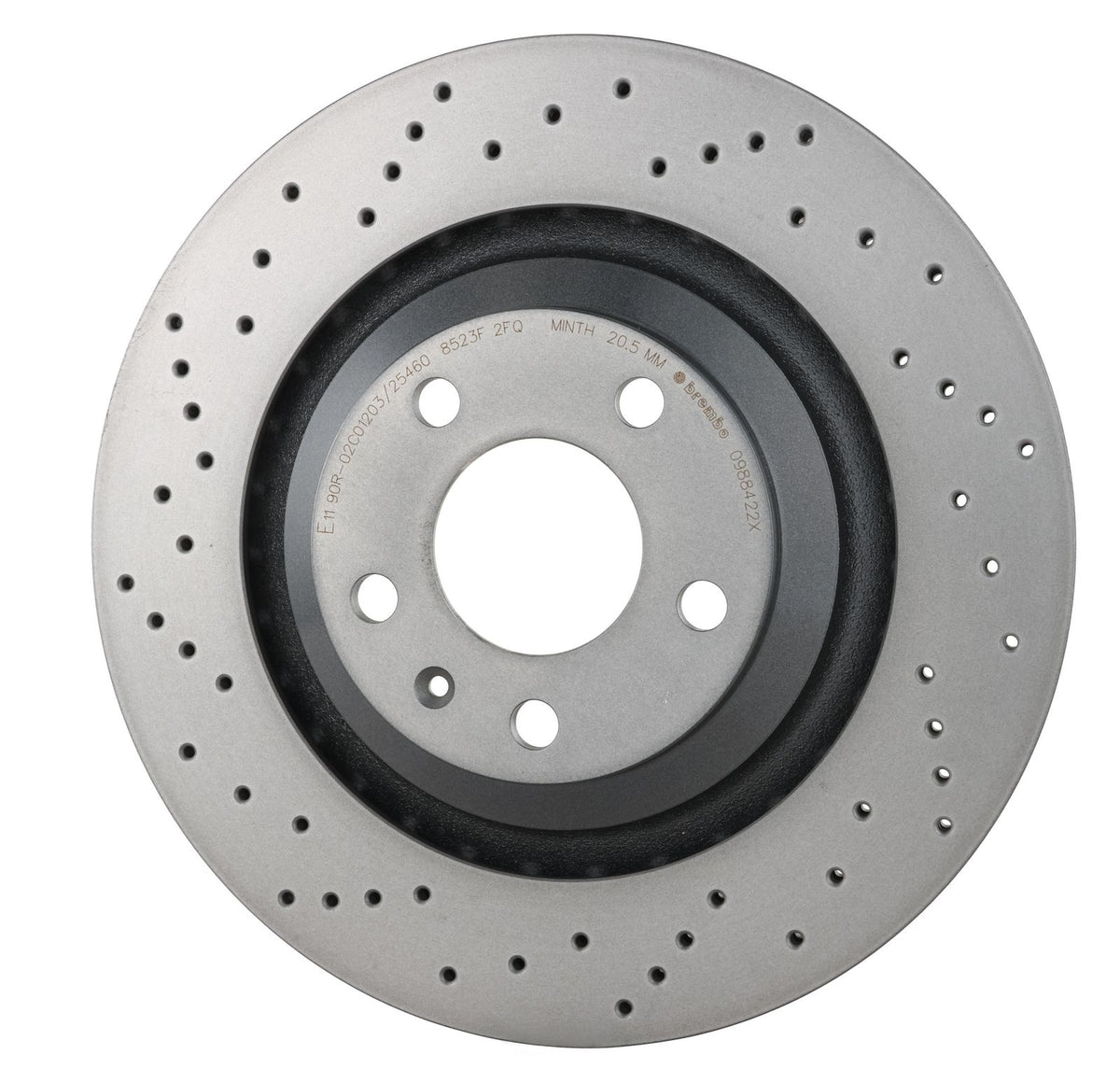 XTRA Drilled Rear Disc Brake Rotor - 09.8842.2X_08