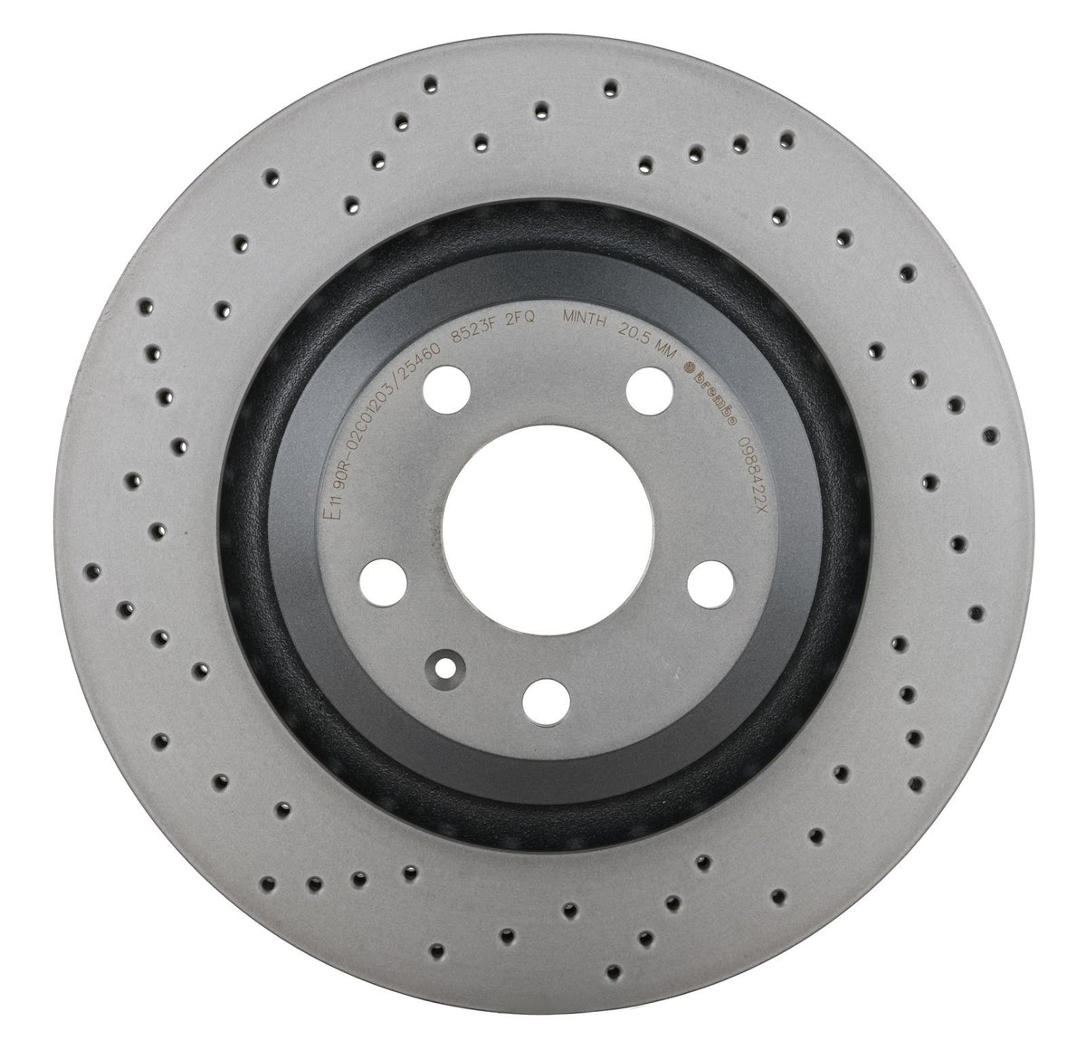 XTRA Drilled Rear Disc Brake Rotor - 09.8842.2X_07