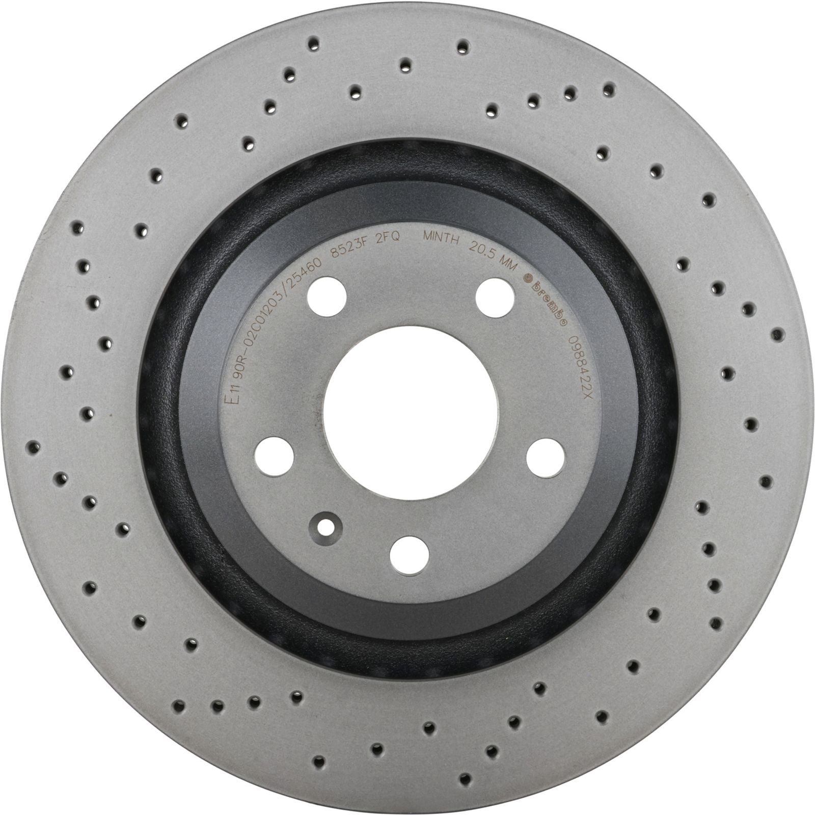 XTRA Drilled Rear Disc Brake Rotor - 09.8842.2X_05