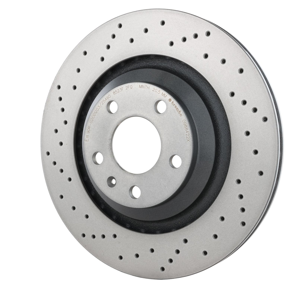 XTRA Drilled Rear Disc Brake Rotor - 09.8842.2X_09