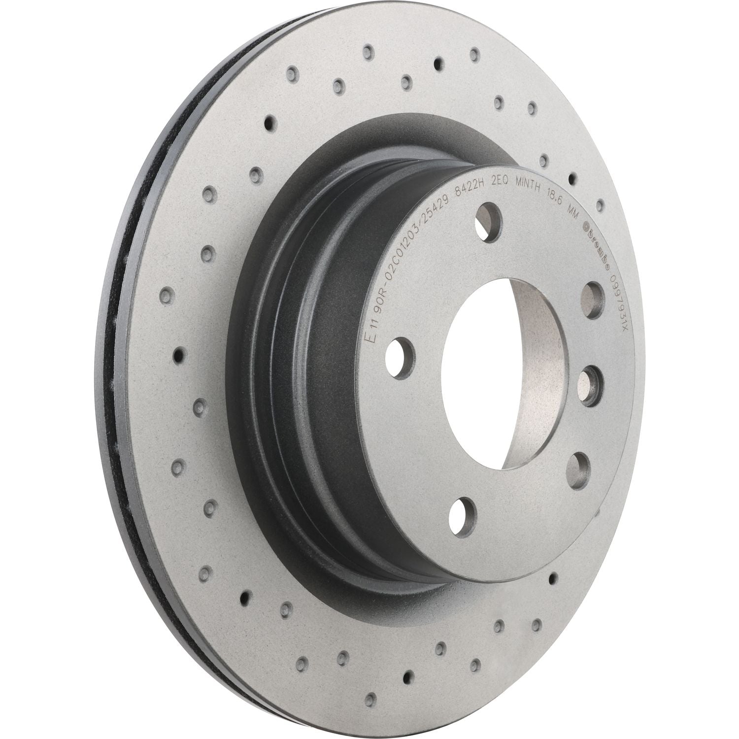 XTRA Drilled Rear Disc Brake Rotor - 09.9793.1X_04