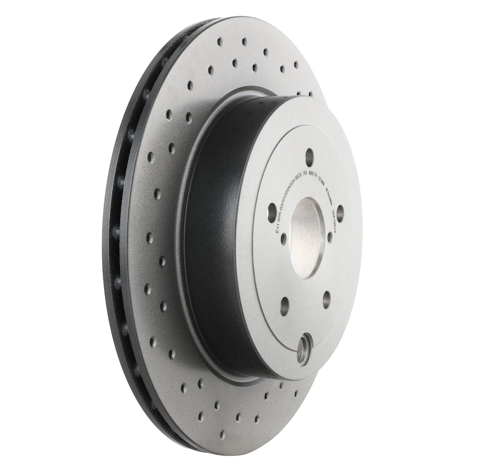 XTRA Drilled Rear Disc Brake Rotor - 09.A198.1X_27