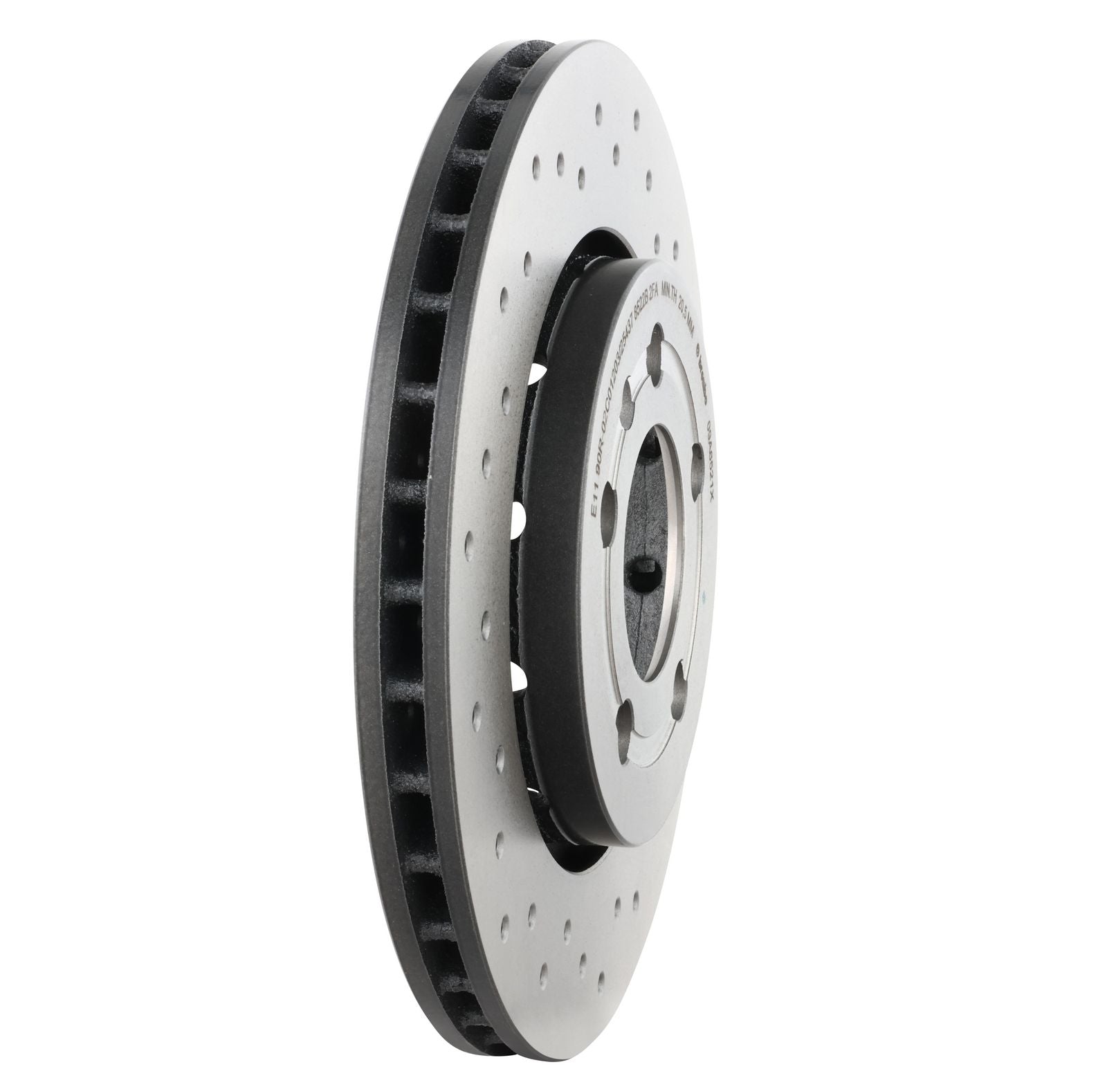 XTRA Drilled Rear Disc Brake Rotor - 09.A652.1X_26
