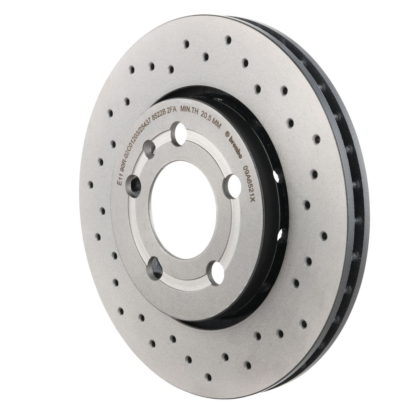 XTRA Drilled Rear Disc Brake Rotor - 09.A652.1X_10