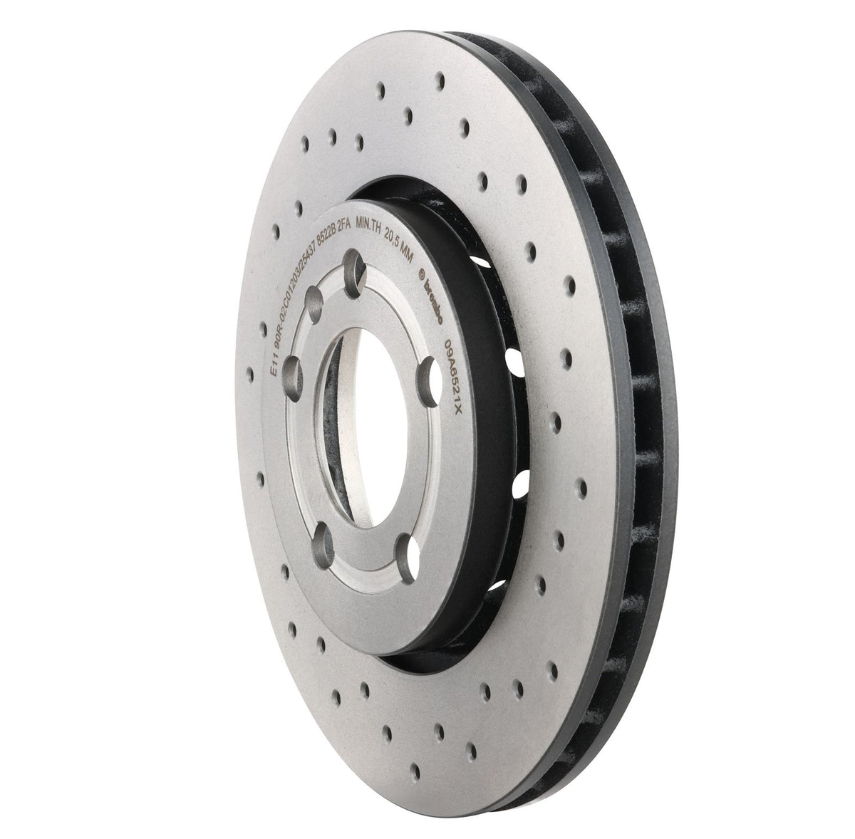 XTRA Drilled Rear Disc Brake Rotor - 09.A652.1X_11