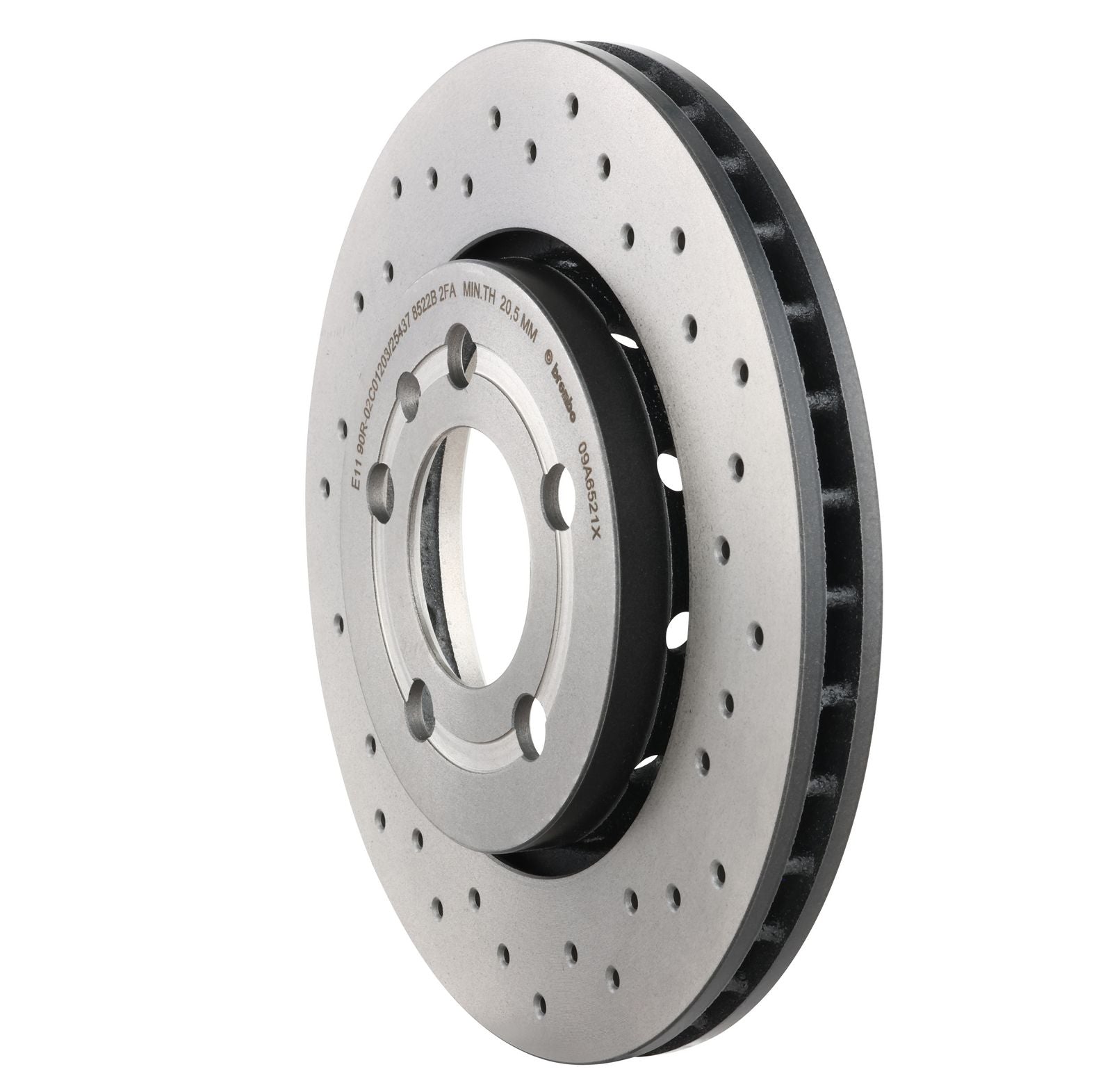 XTRA Drilled Rear Disc Brake Rotor - 09.A652.1X_11