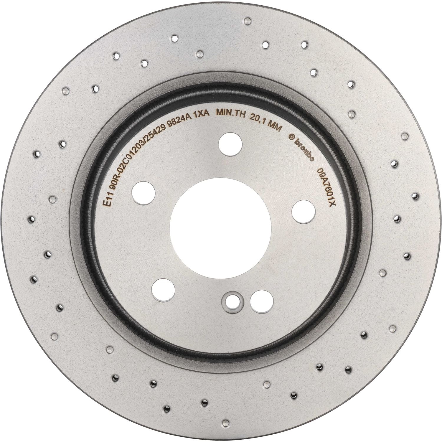 XTRA Drilled Rear Disc Brake Rotor - 09.A760.1X_02