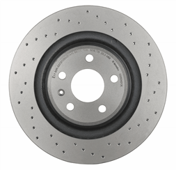 XTRA Drilled Rear Disc Brake Rotor - 09.B040.1X_01