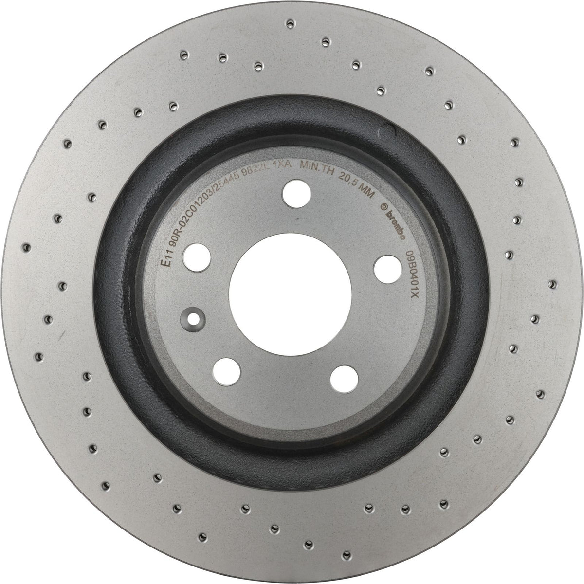 XTRA Drilled Rear Disc Brake Rotor - 09.B040.1X_28