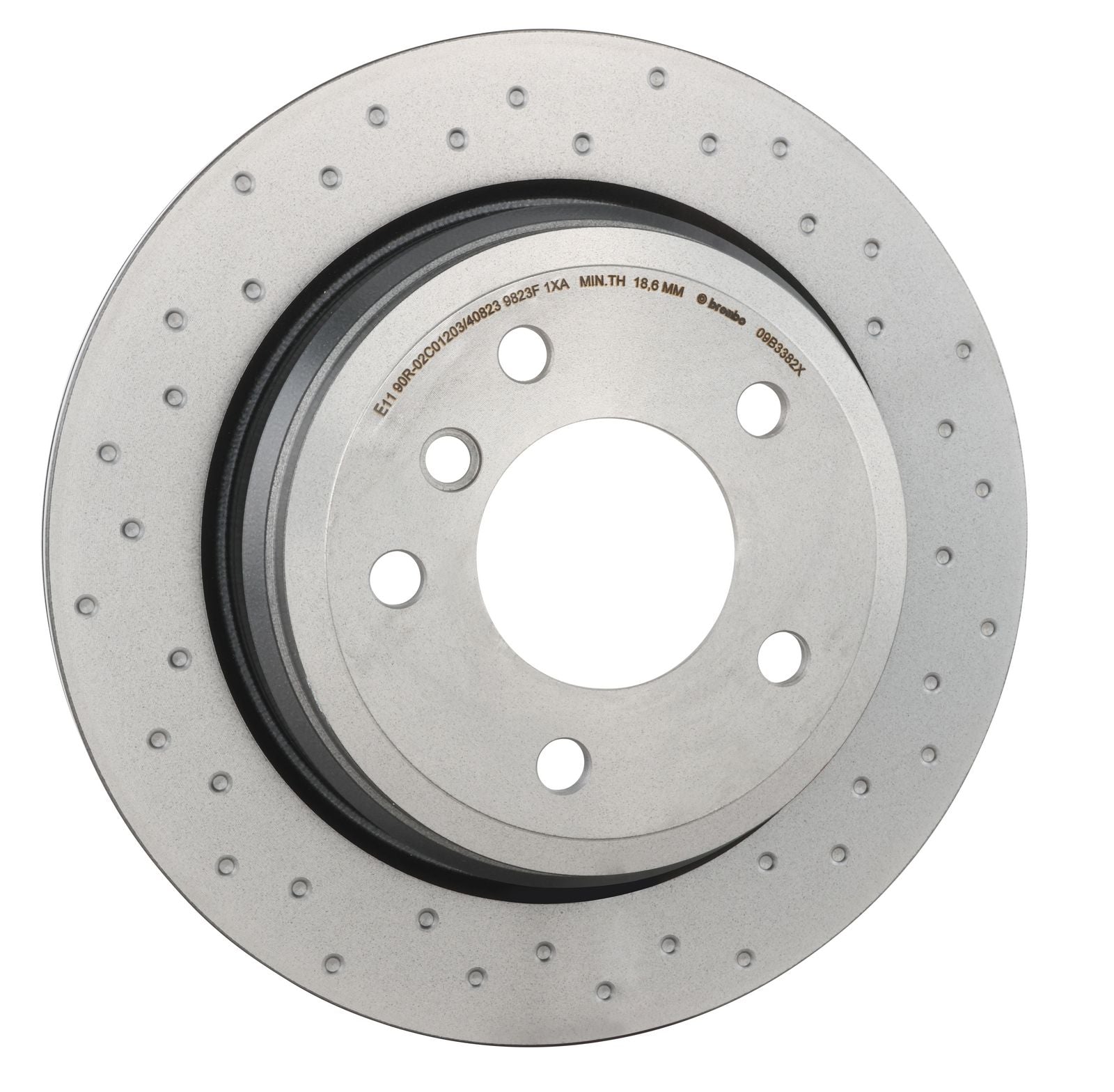 XTRA Drilled Rear Disc Brake Rotor - 09.B338.2X_31