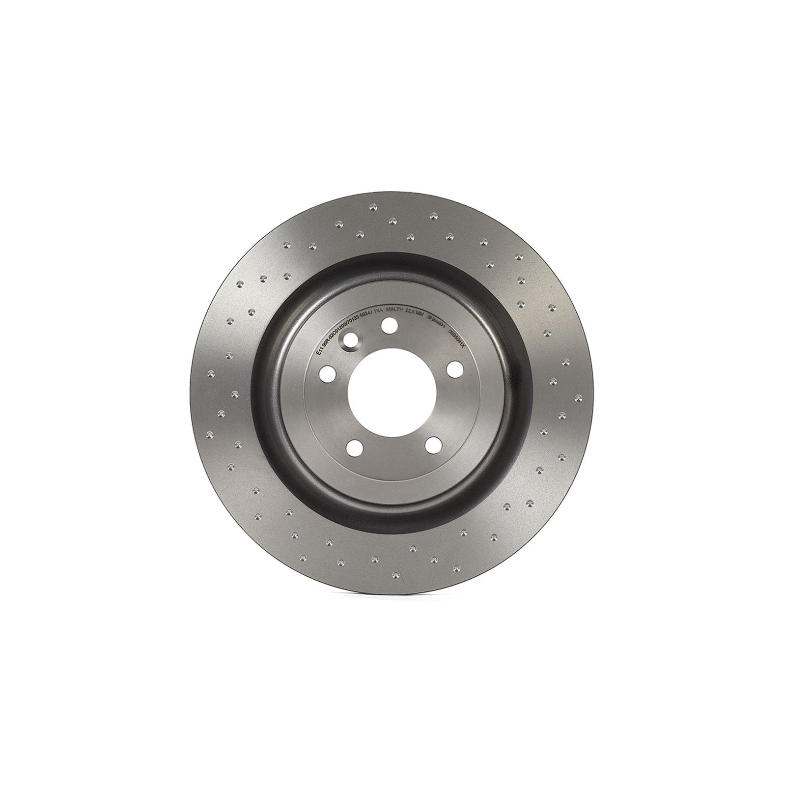 XTRA Drilled Rear Disc Brake Rotor - 09.B504.1X_01