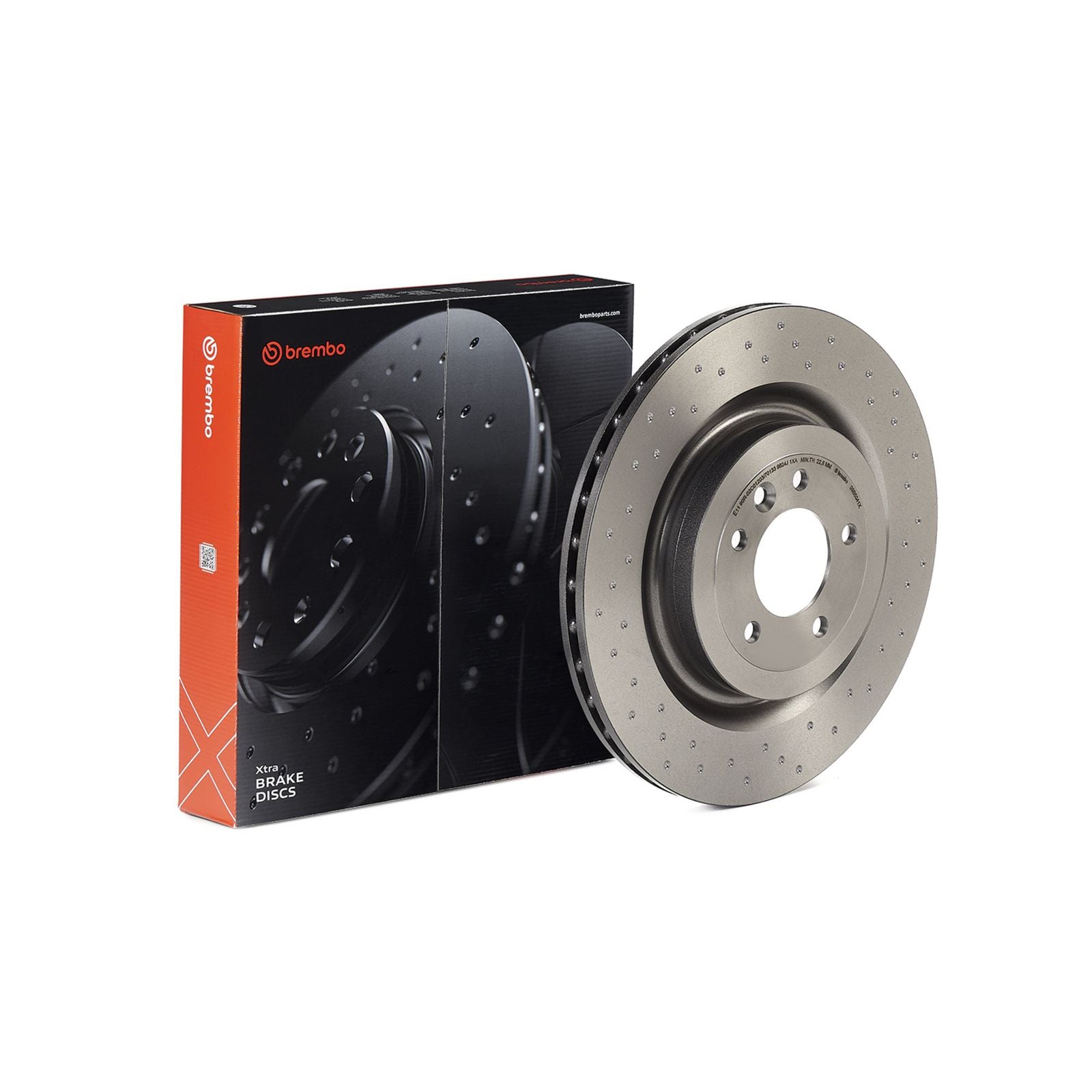 XTRA Drilled Rear Disc Brake Rotor - 09.B504.1X_02