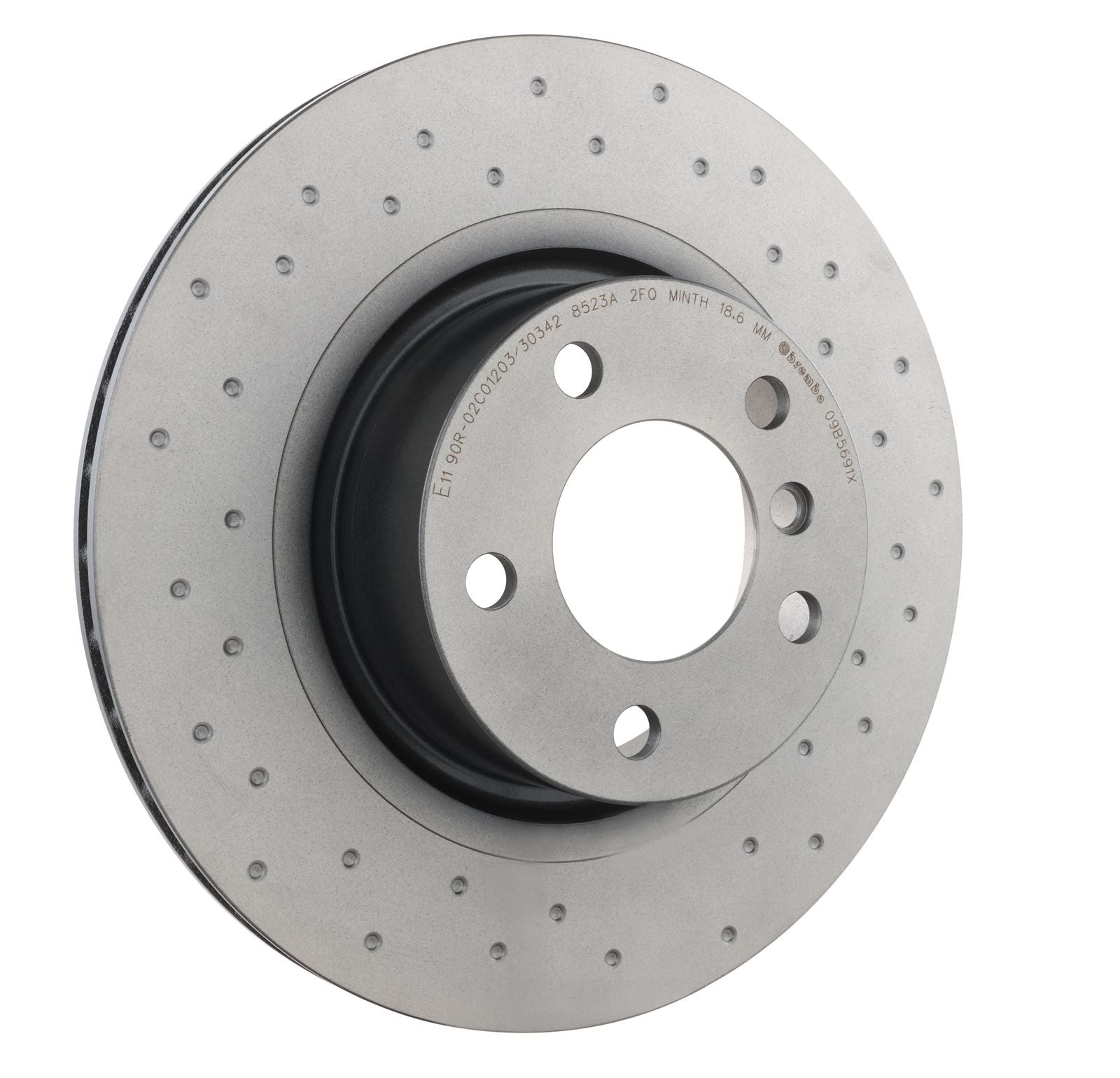 XTRA Drilled Rear Disc Brake Rotor - 09.B569.1X_29