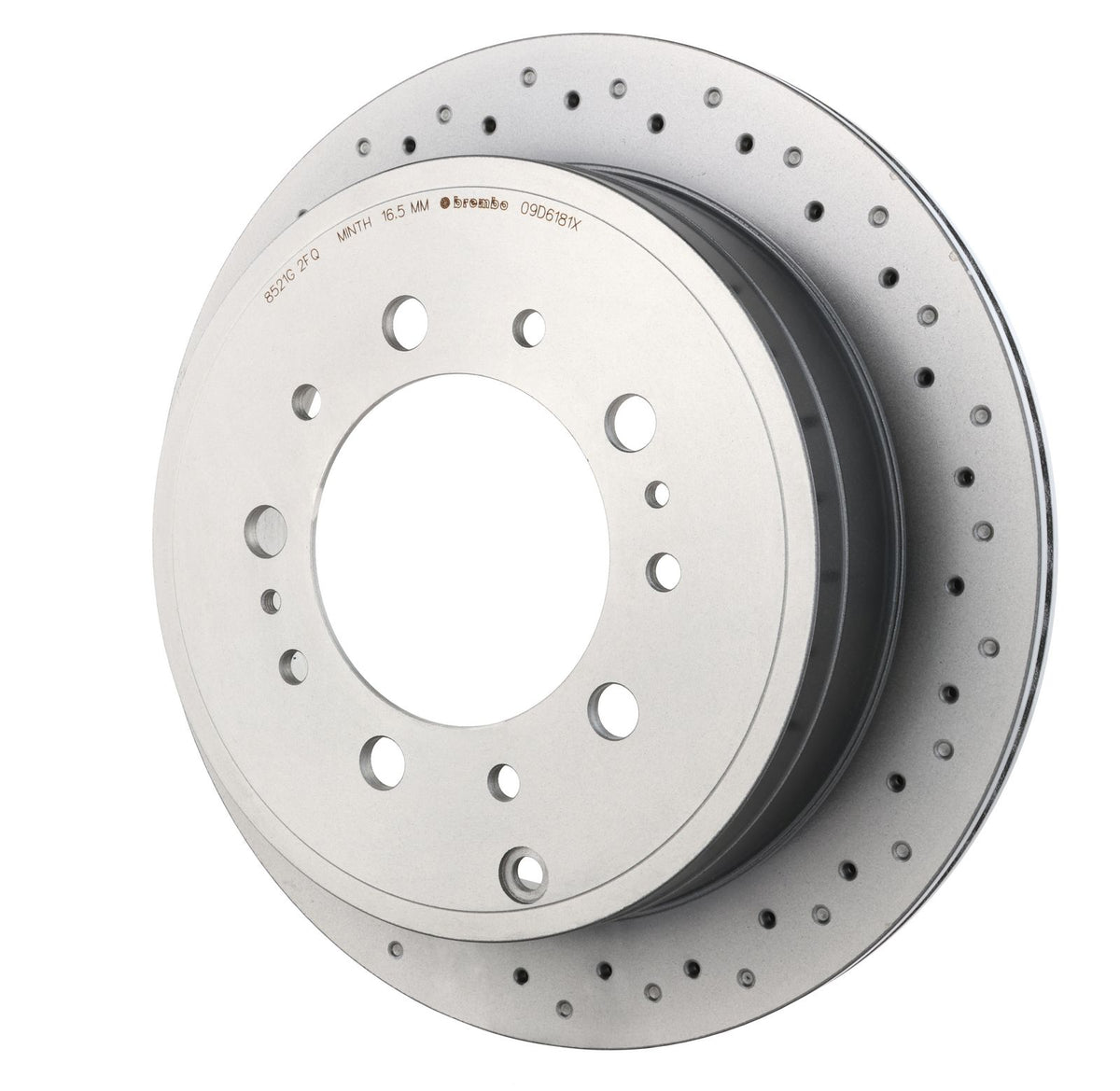 XTRA Drilled Rear Disc Brake Rotor - 09.D618.1X_09