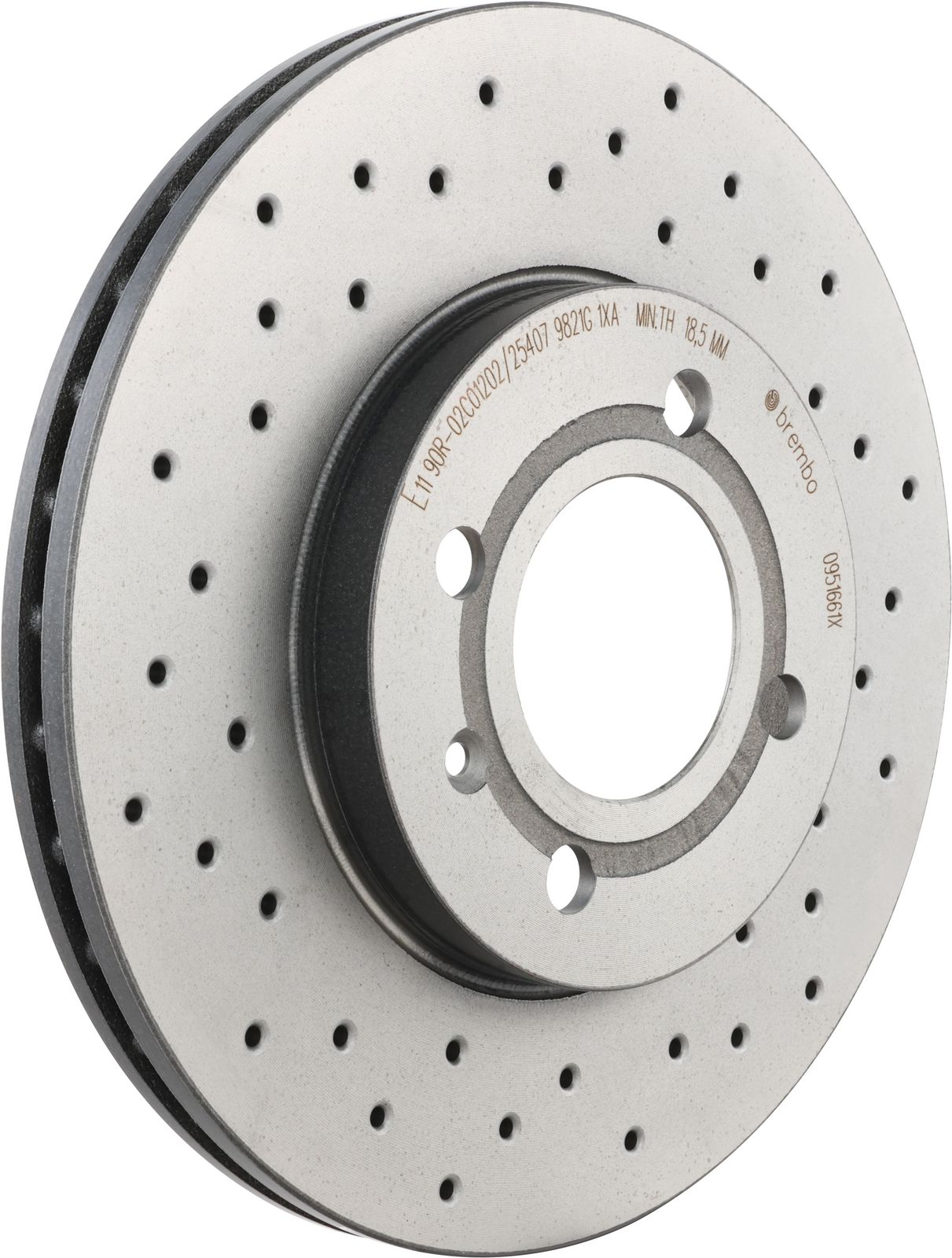 XTRA Front Disc Brake Rotor - 09.5166.1X_01