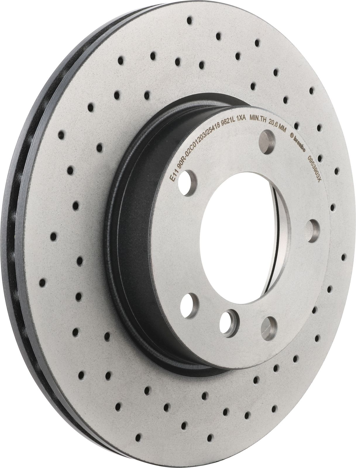 XTRA Front Disc Brake Rotor - 09.5390.3X_01