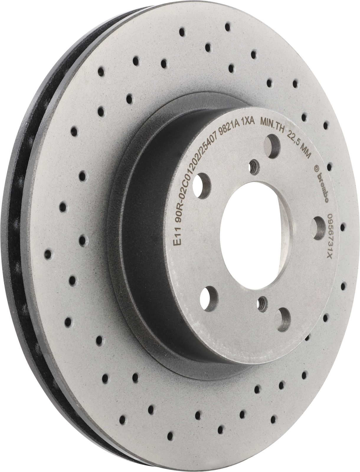 XTRA Front Disc Brake Rotor - 09.5673.1X_01