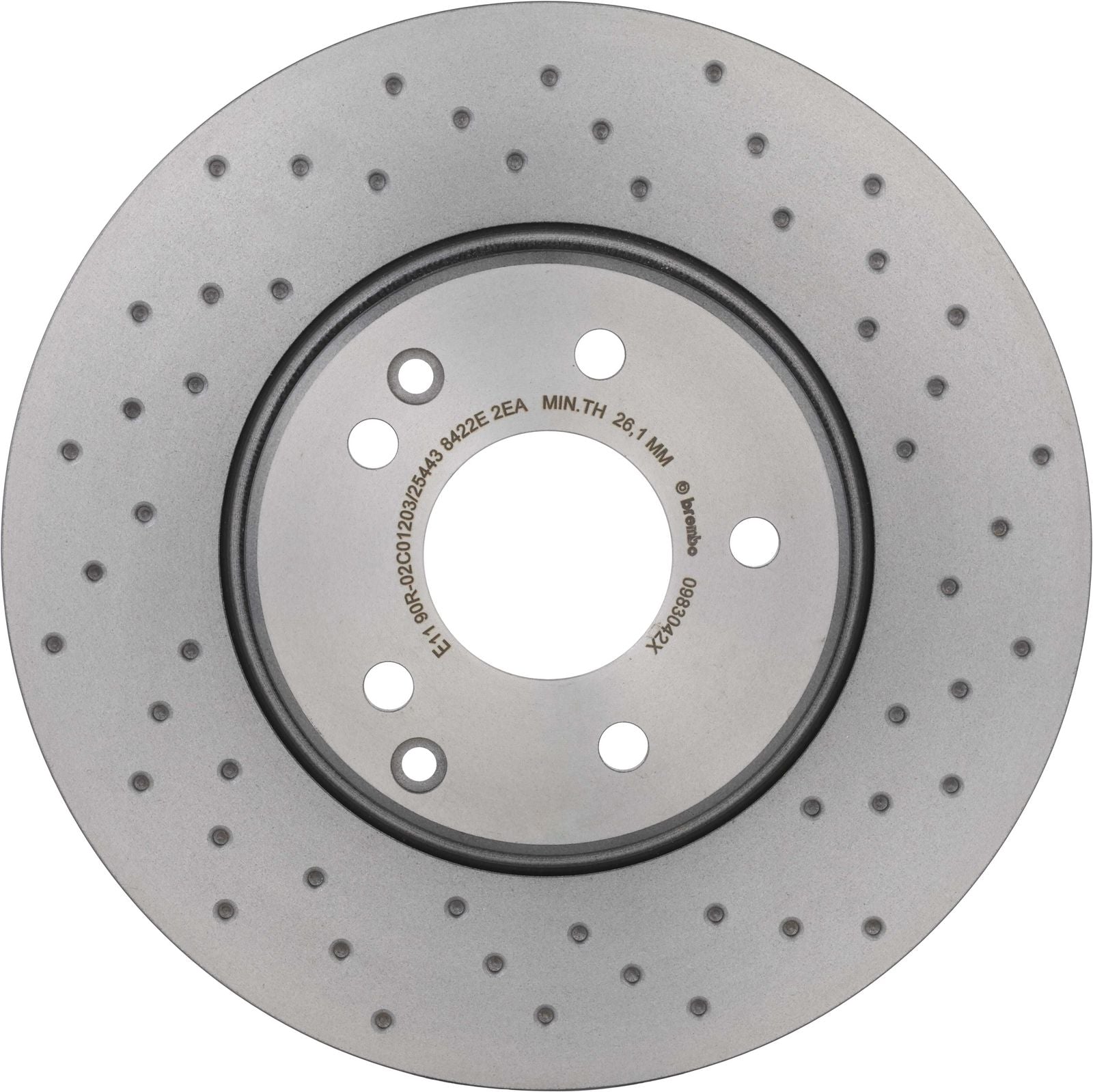XTRA Front Disc Brake Rotor - 09.8304.2X_03
