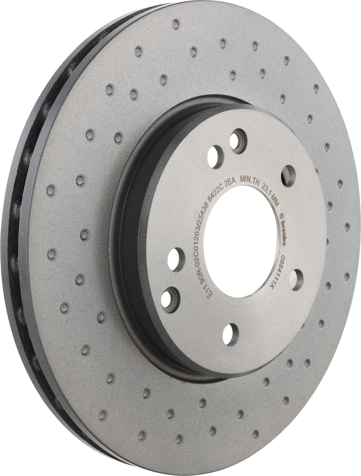 XTRA Front Disc Brake Rotor - 09.8411.1X_01