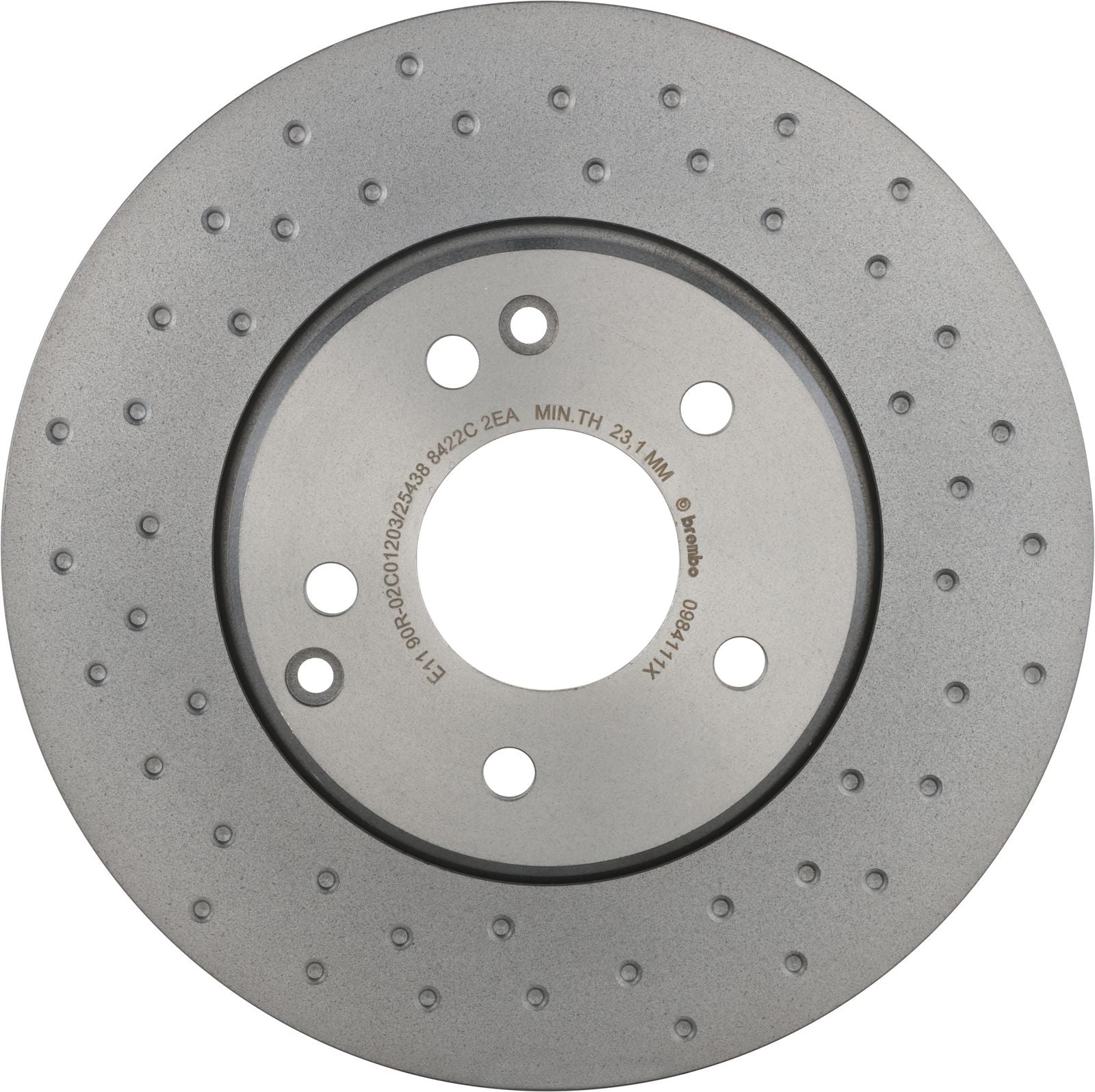 XTRA Front Disc Brake Rotor - 09.8411.1X_03