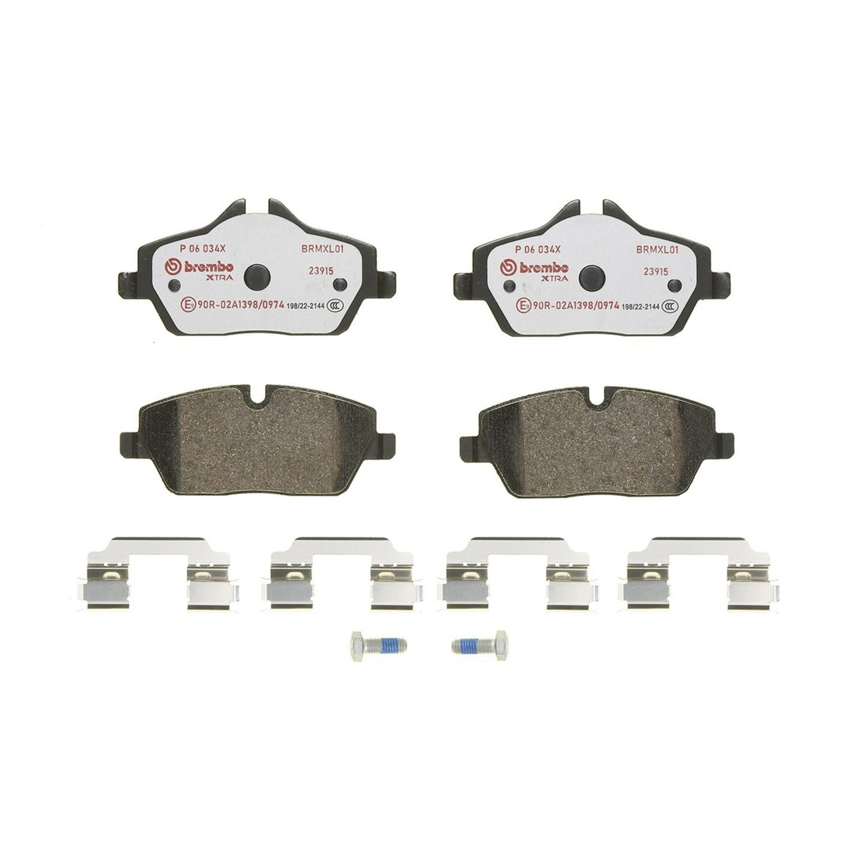 XTRA Low-Met Front Disc Brake Pad Set - P06034X_02