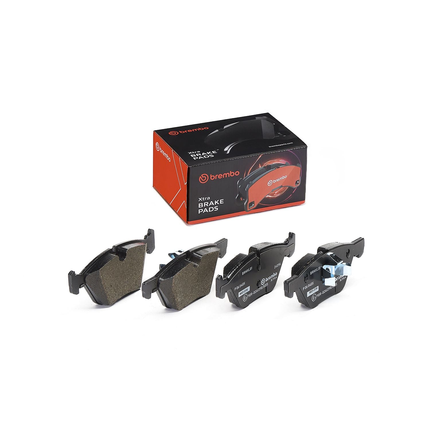XTRA Low-Met Front Disc Brake Pad Set - P06040X_02