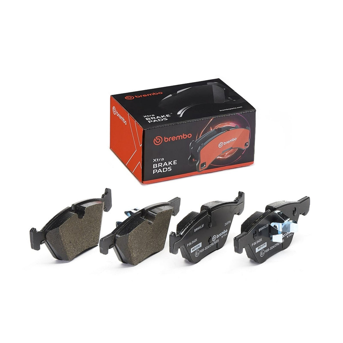 XTRA Low-Met Front Disc Brake Pad Set - P06040X_02