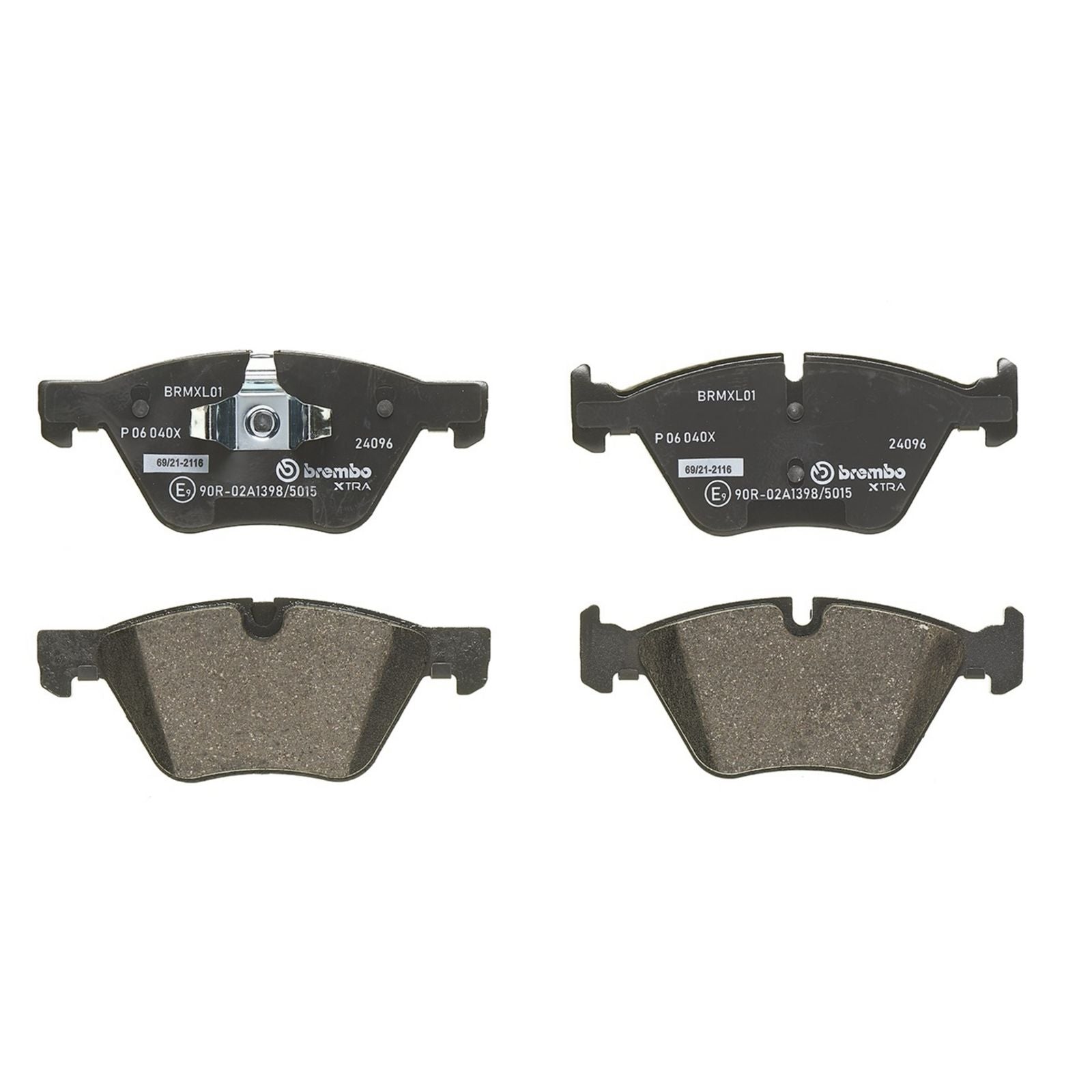 XTRA Low-Met Front Disc Brake Pad Set - P06040X_03