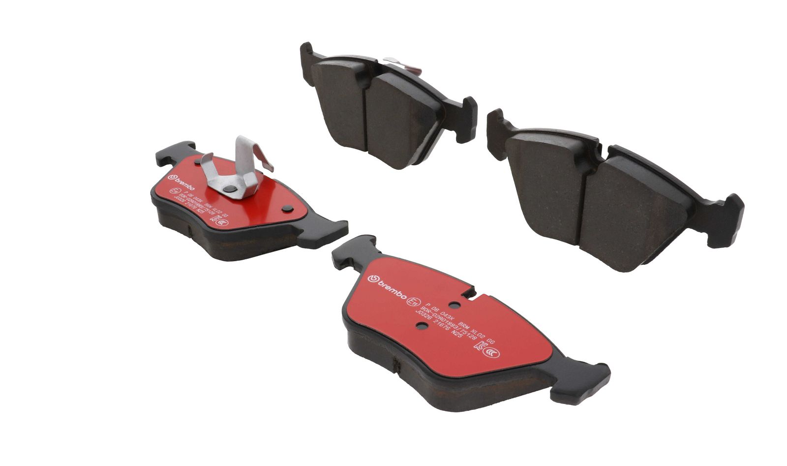 XTRA Low-Met Front Disc Brake Pad Set - P06043X_06