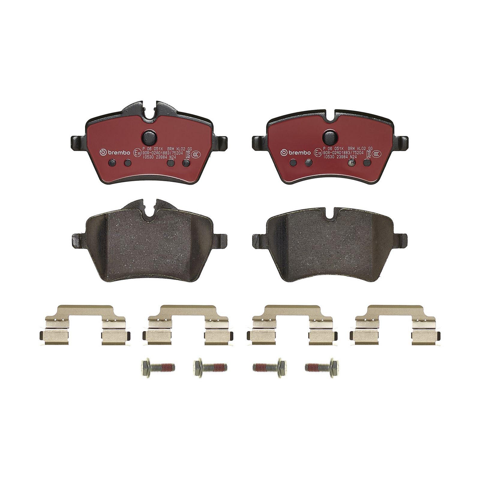 XTRA Low-Met Front Disc Brake Pad Set - P06051X_01