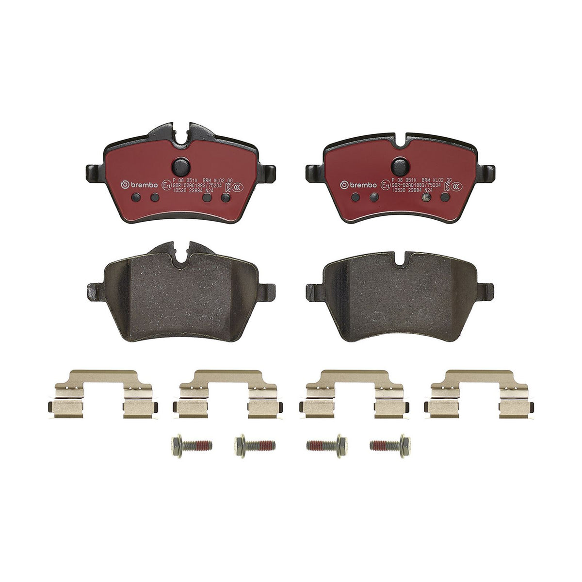 XTRA Low-Met Front Disc Brake Pad Set - P06051X_01