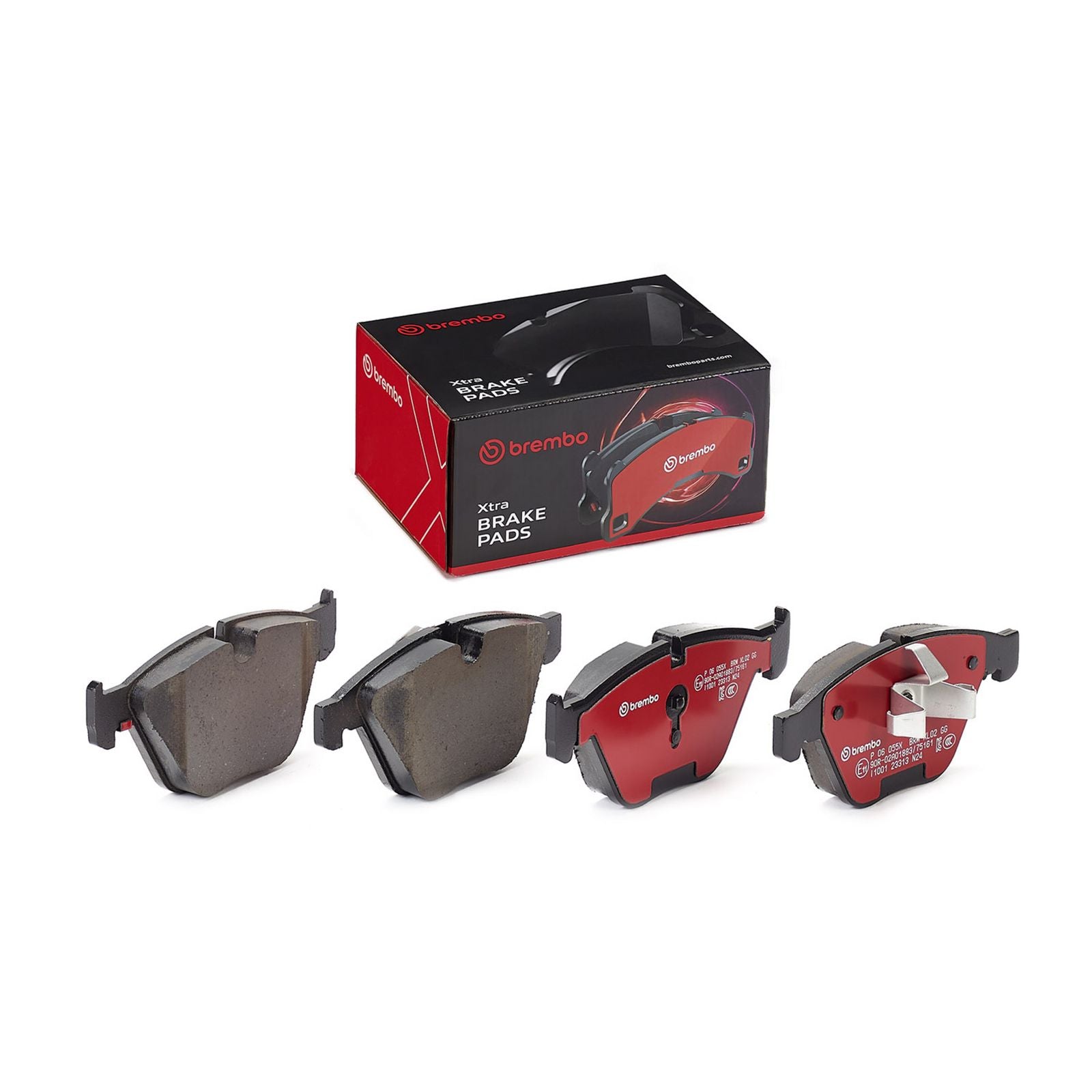 XTRA Low-Met Front Disc Brake Pad Set - P06055X_03