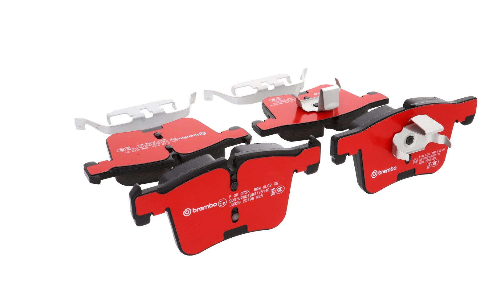 XTRA Low-Met Front Disc Brake Pad Set - P06075X_13