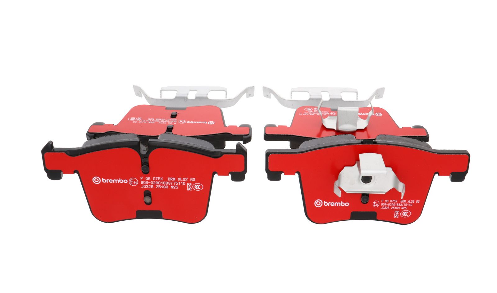 XTRA Low-Met Front Disc Brake Pad Set - P06075X_15