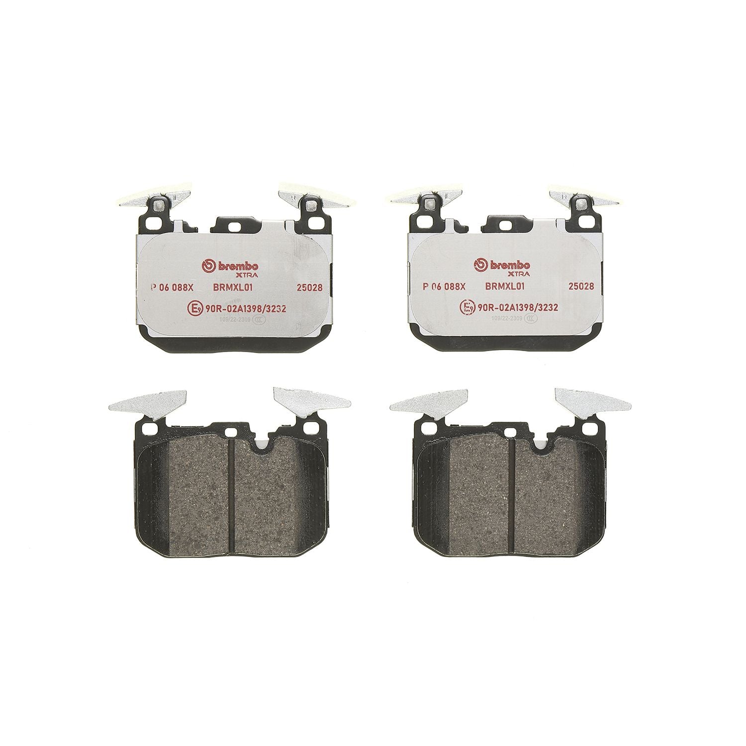 XTRA Low-Met Front Disc Brake Pad Set - P06088X_01
