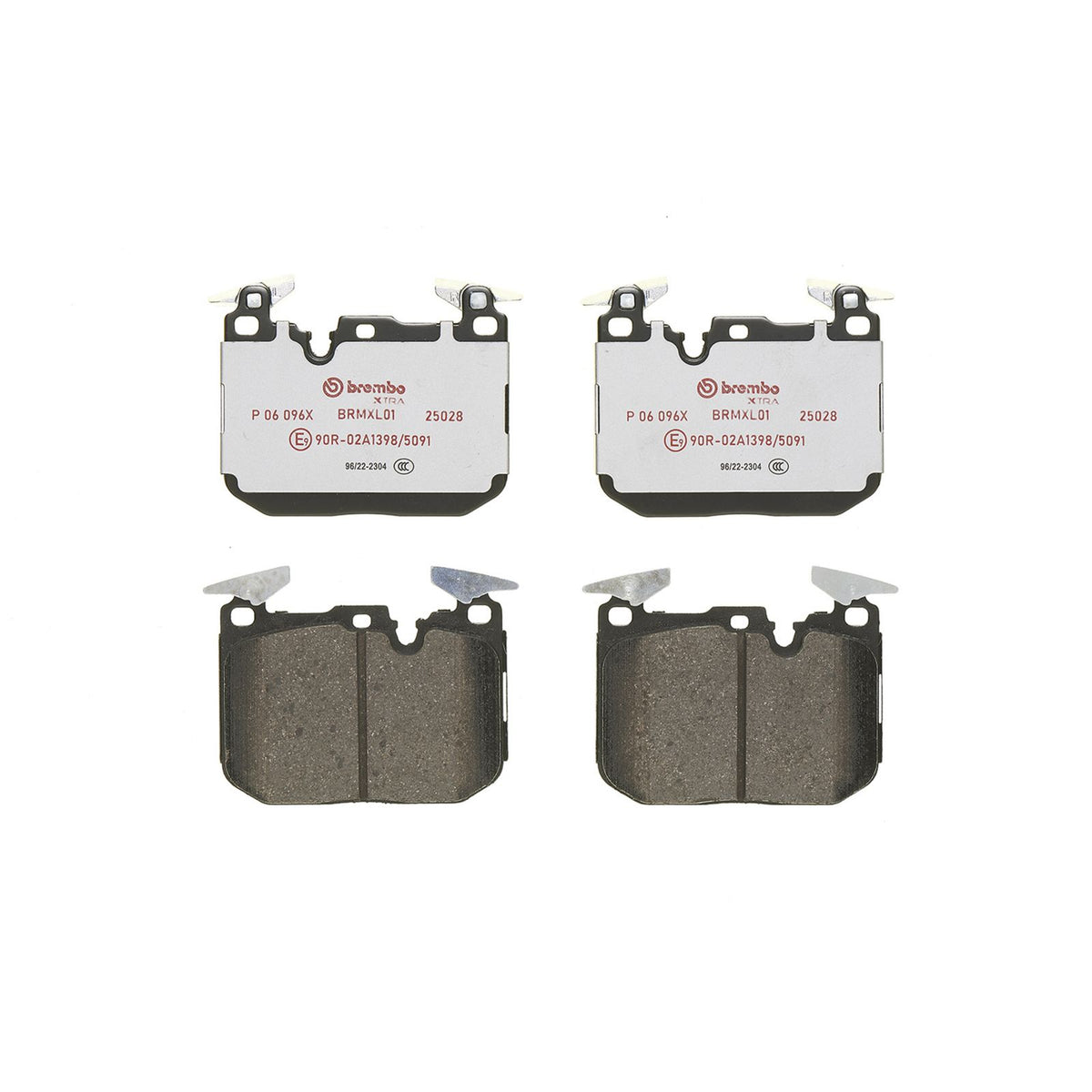 XTRA Low-Met Front Disc Brake Pad Set - P06096X_03