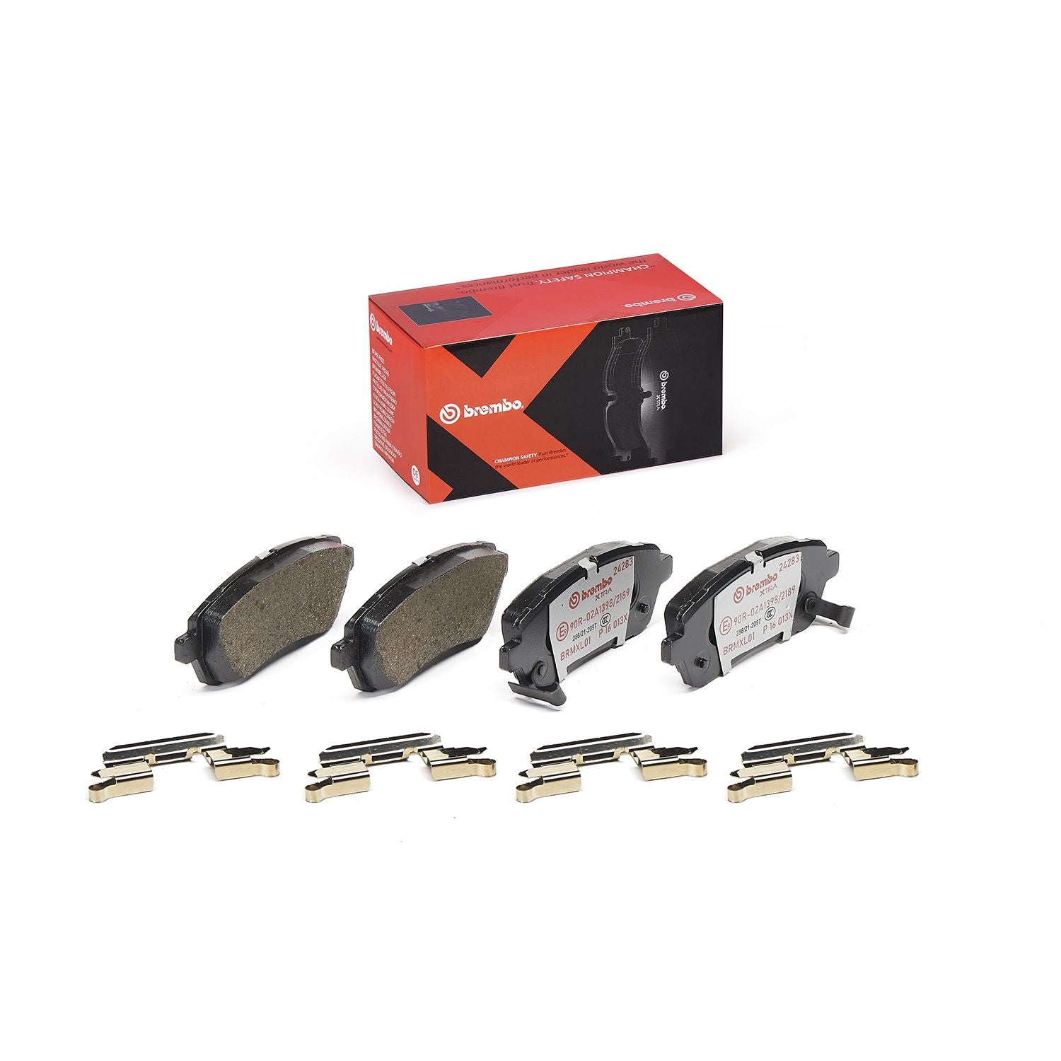 XTRA Low-Met Front Disc Brake Pad Set - P16013X_02
