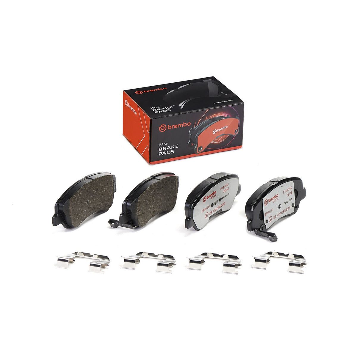 XTRA Low-Met Front Disc Brake Pad Set - P18025X_01