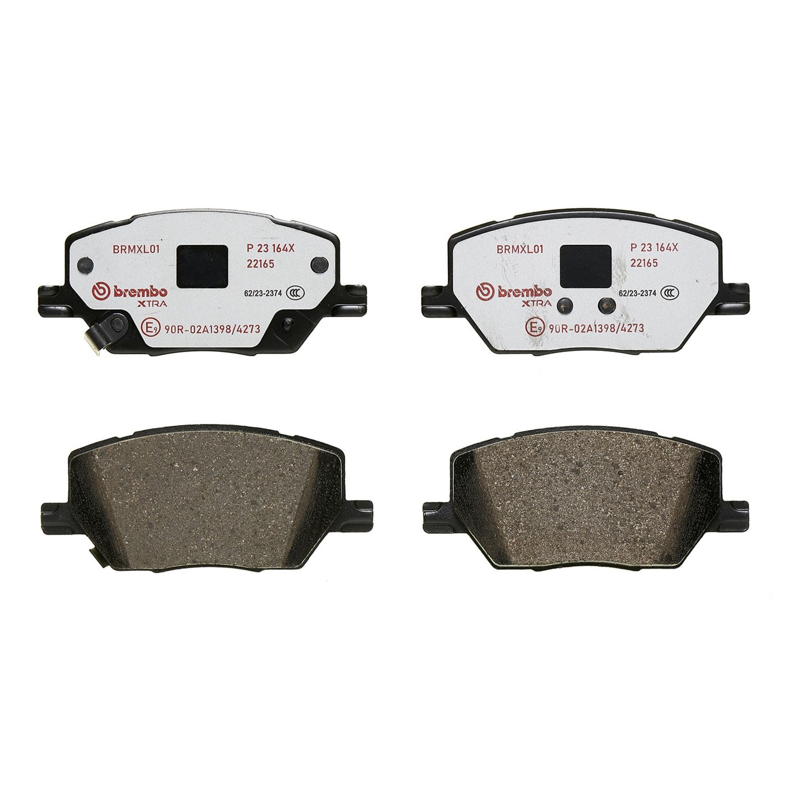 XTRA Low-Met Front Disc Brake Pad Set - P23164X_02
