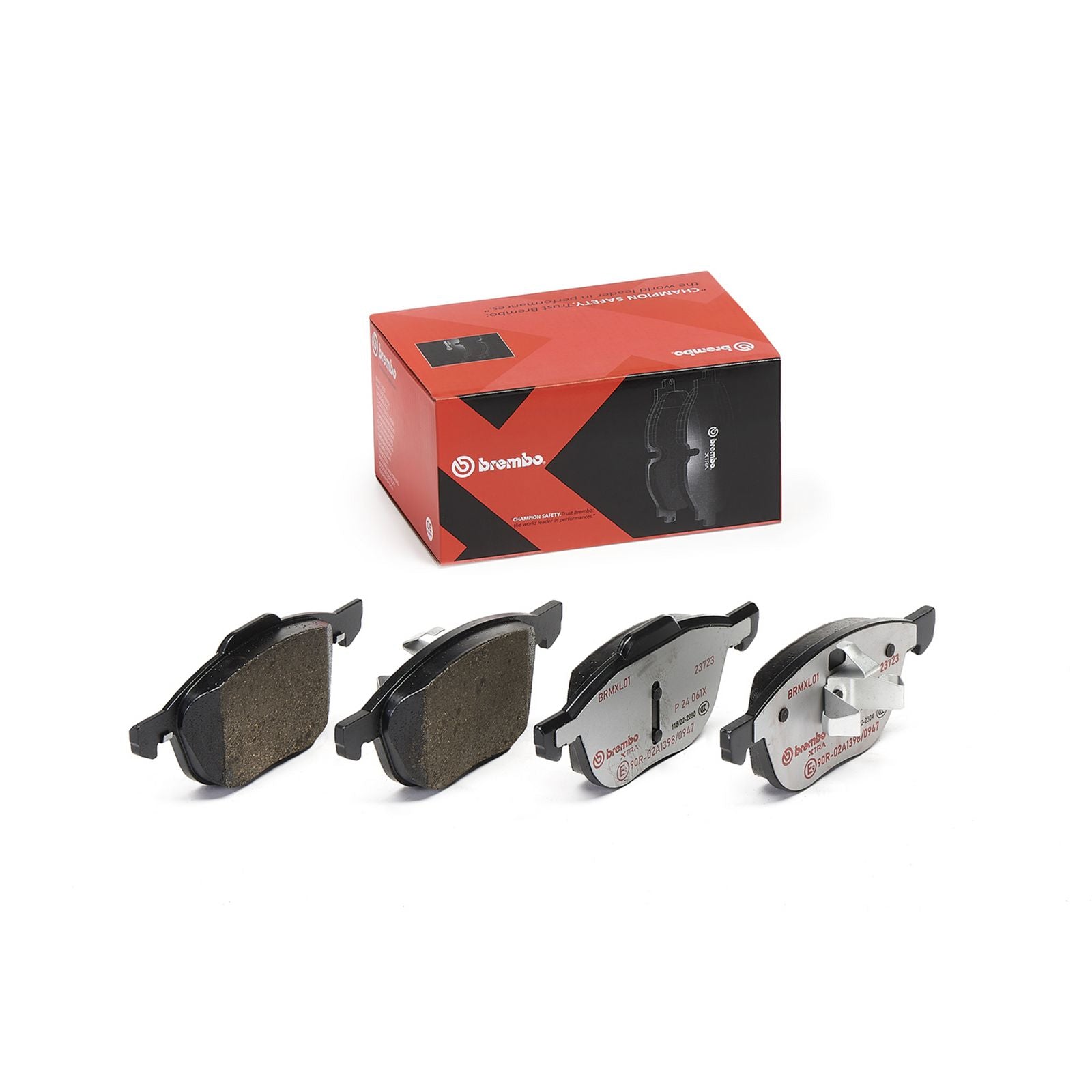 XTRA Low-Met Front Disc Brake Pad Set - P24061X_01