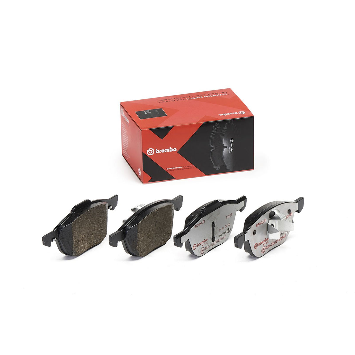 XTRA Low-Met Front Disc Brake Pad Set - P24061X_01